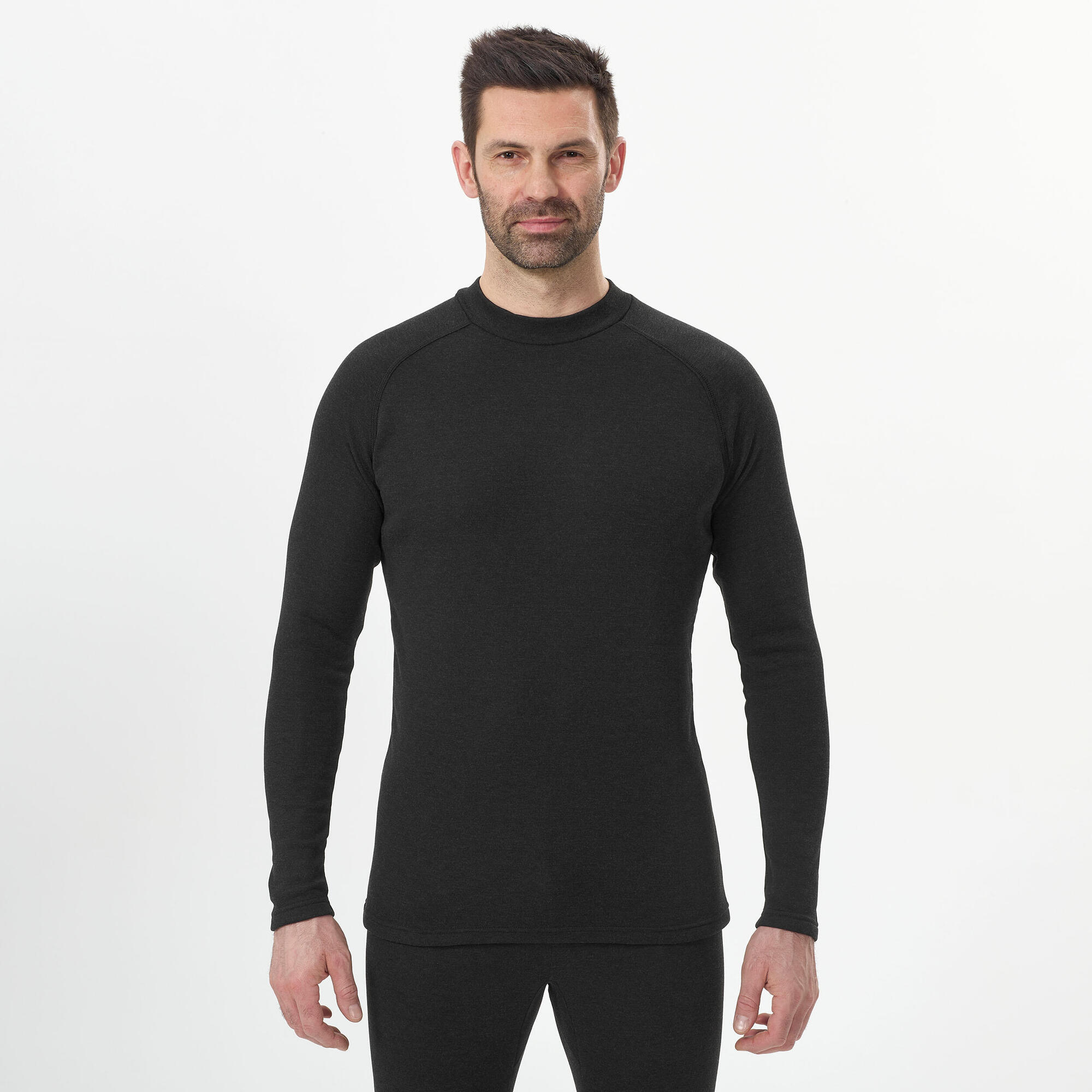 wedze-bl100-thermo-unterhemd-herren-black-warm image 2