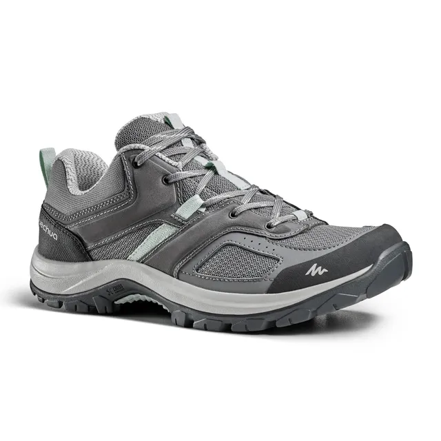 quechua-mh100-damen-wanderschuhe-grau-leicht image 1