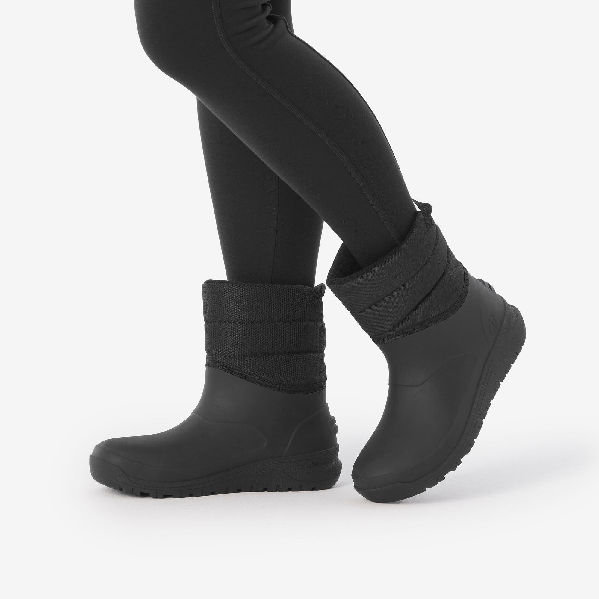 quechua-nh100-winterschuhe-damen-warm-smoked-black image 8