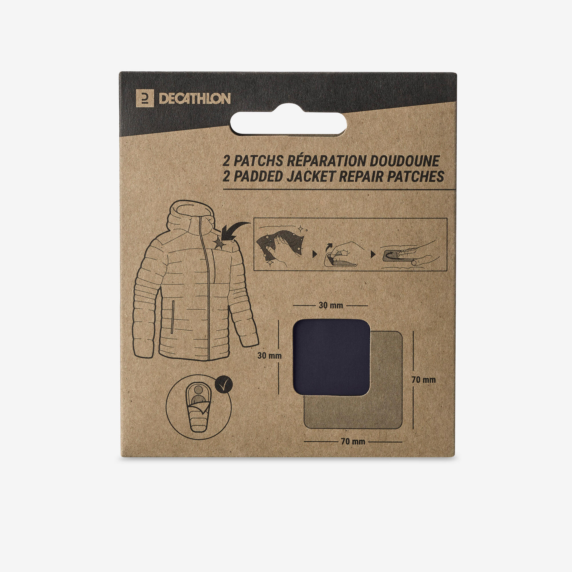 simond-reparatur-patches-daunenjacke-schwarz-one-size image 4