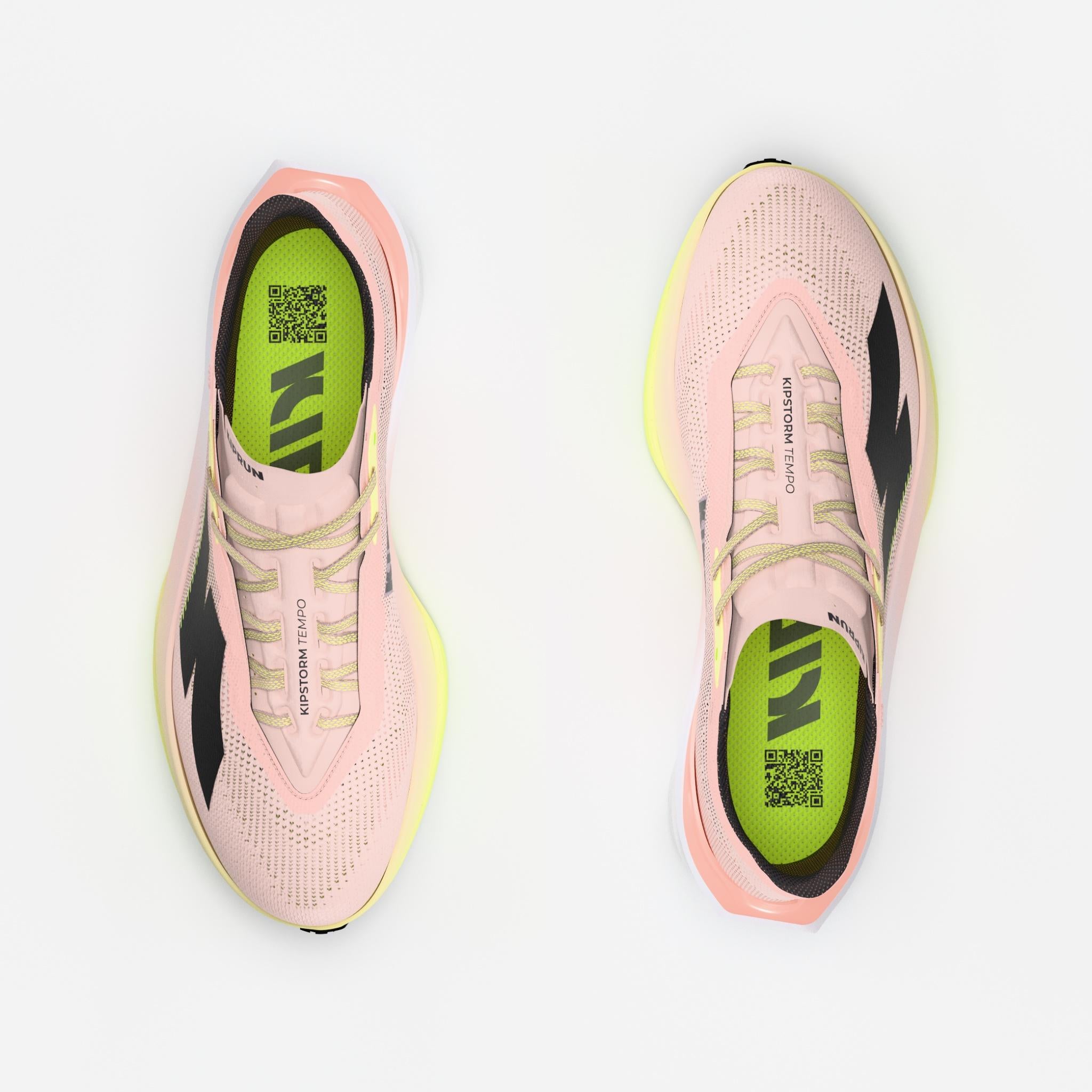 kiprun-kipstorm-tempo-damen-laufschuhe-white-pink image 7