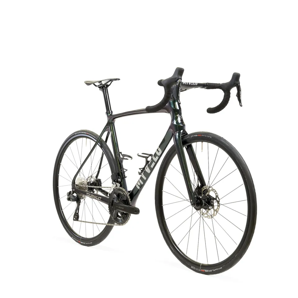 myvelo-tourmalet-x-gcn-rennrad-105-di2-gr-n-m-53cm image 1