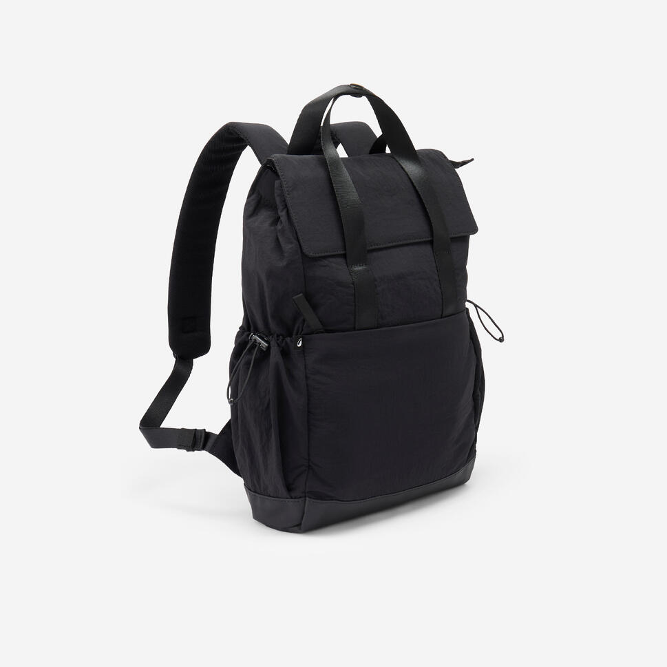 btwin-8941156-10l-laptop-rucksack-smoked-black image 1