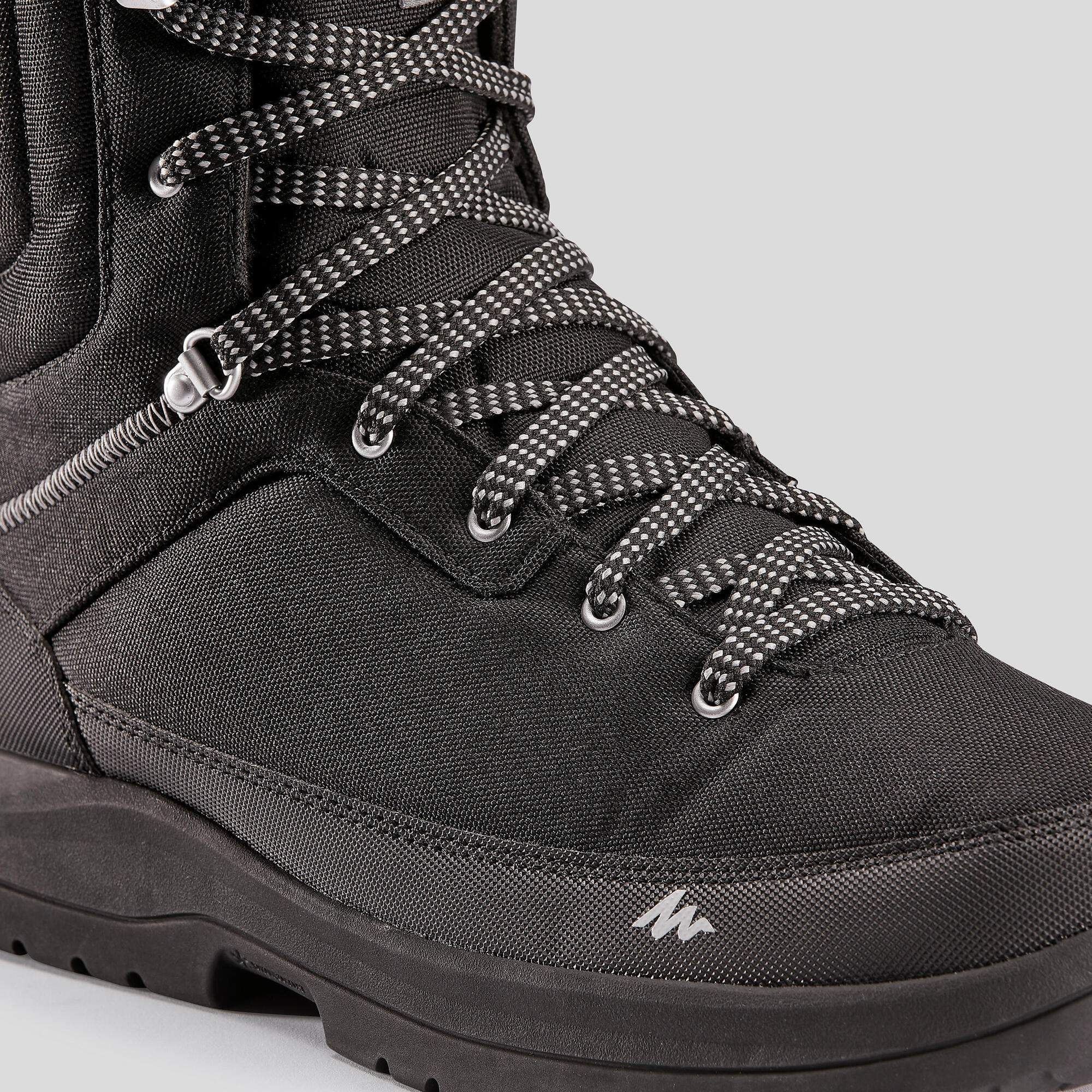 quechua-nh100-wanderstiefel-herren-schwarz-warm-wasserdicht image 5