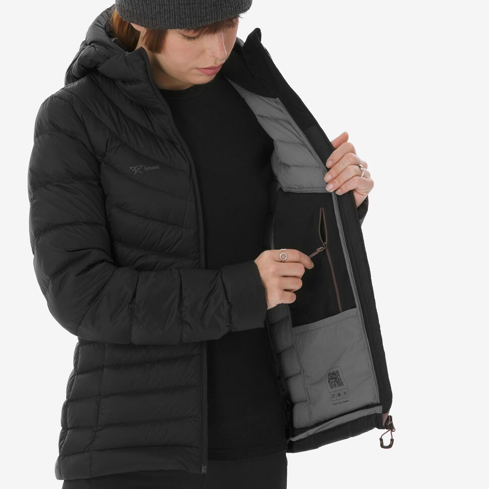 btwin-simond-mt500-daunenjacke-damen-mit-kapuze image 6