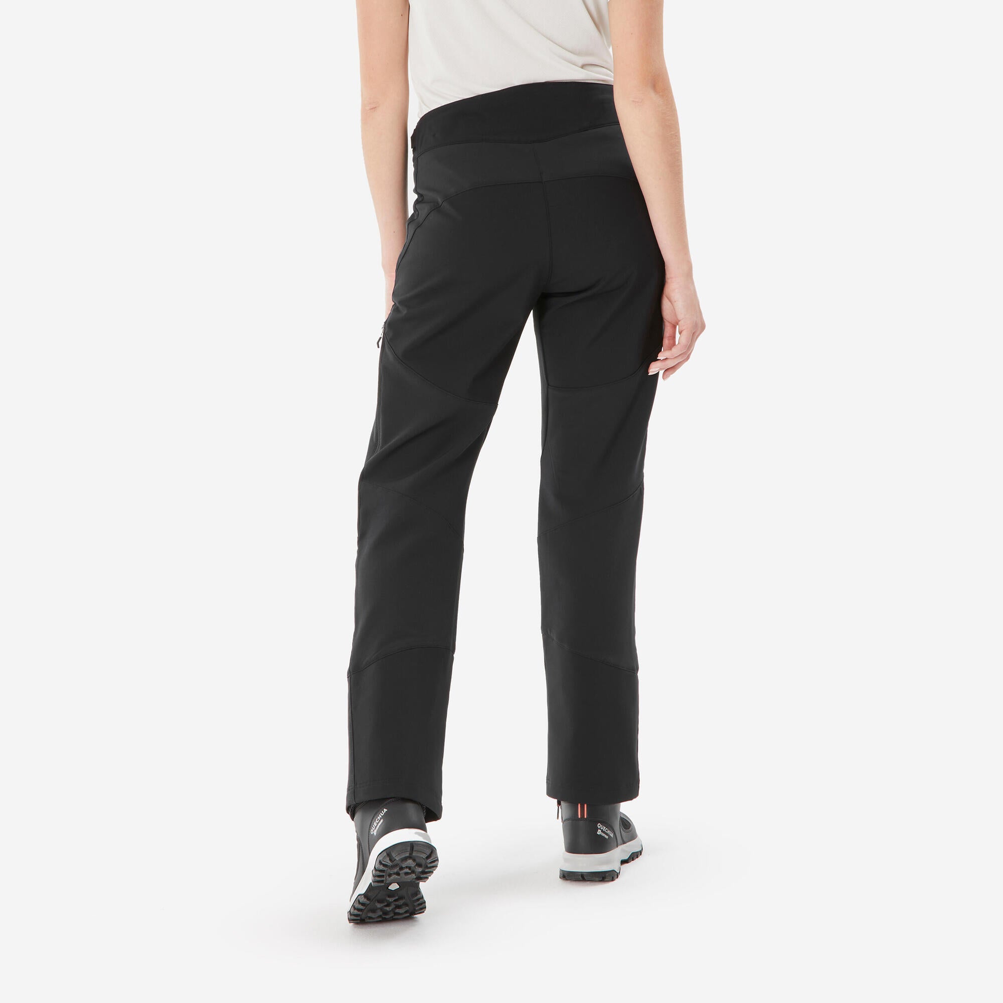 quechua-nh500-damen-wanderhose-warm-schwarz-gr-w29 image 4