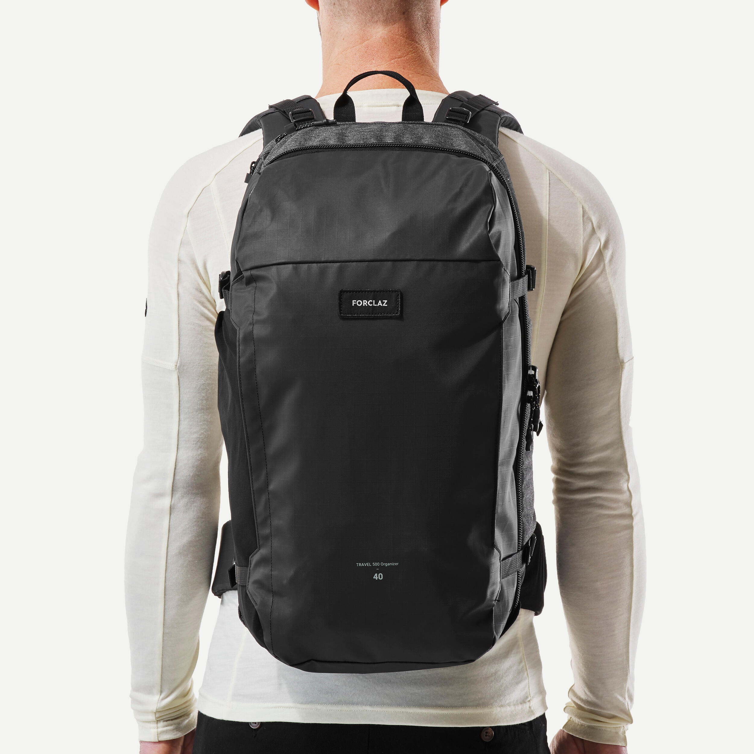 forclaz-travel-500-organizer-rucksack-40-l-schwarz image 2