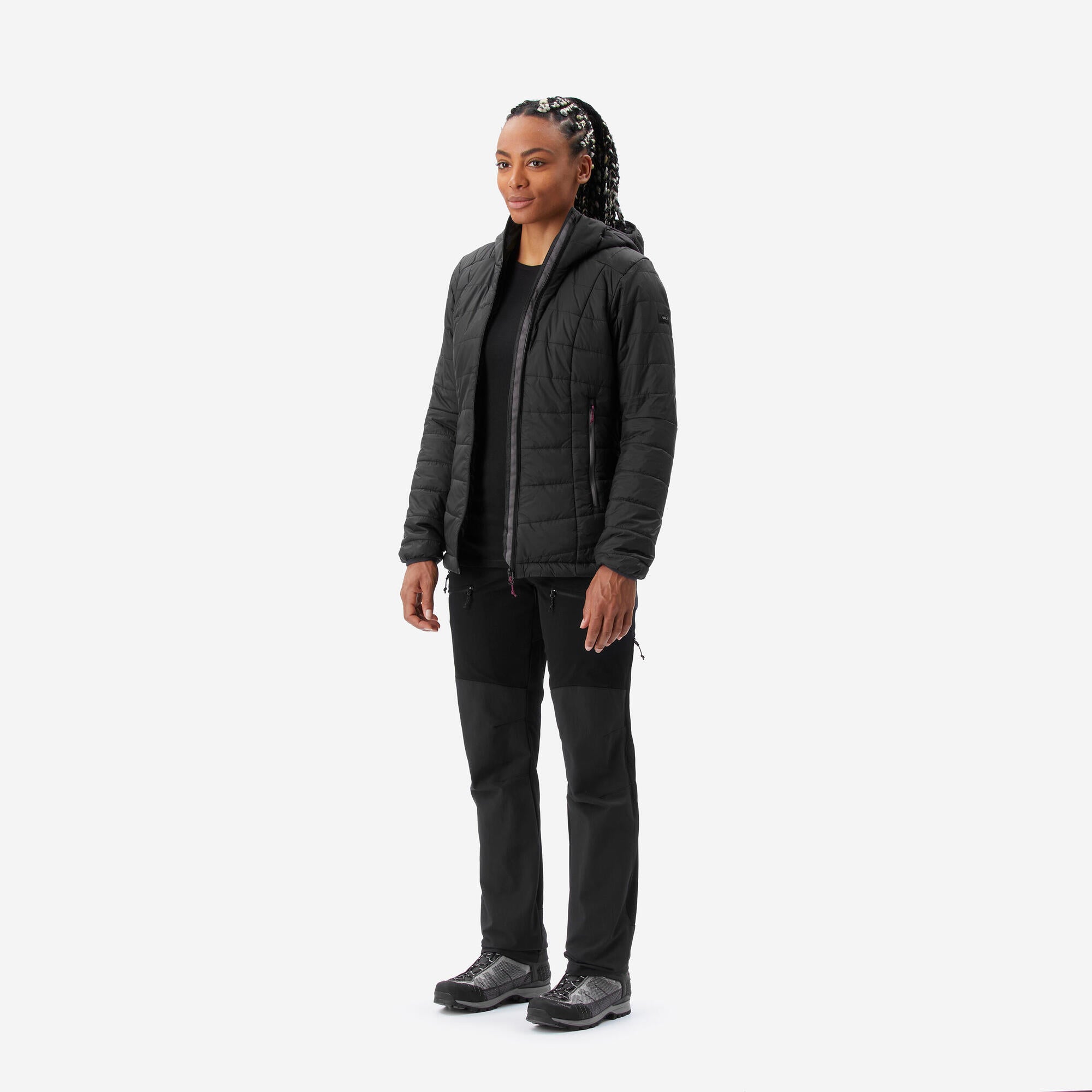 forclaz-mt100-steppjacke-damen-gr-n-packbar image 2