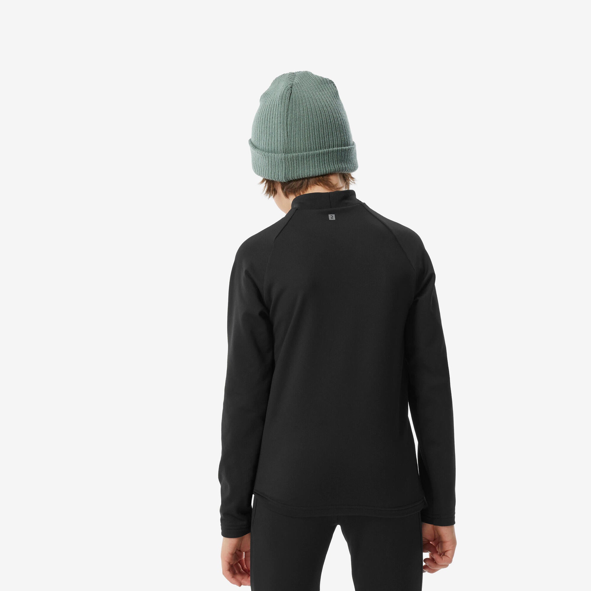 wedze-bl500-kinder-thermo-ski-unterhemd-schwarz image 3