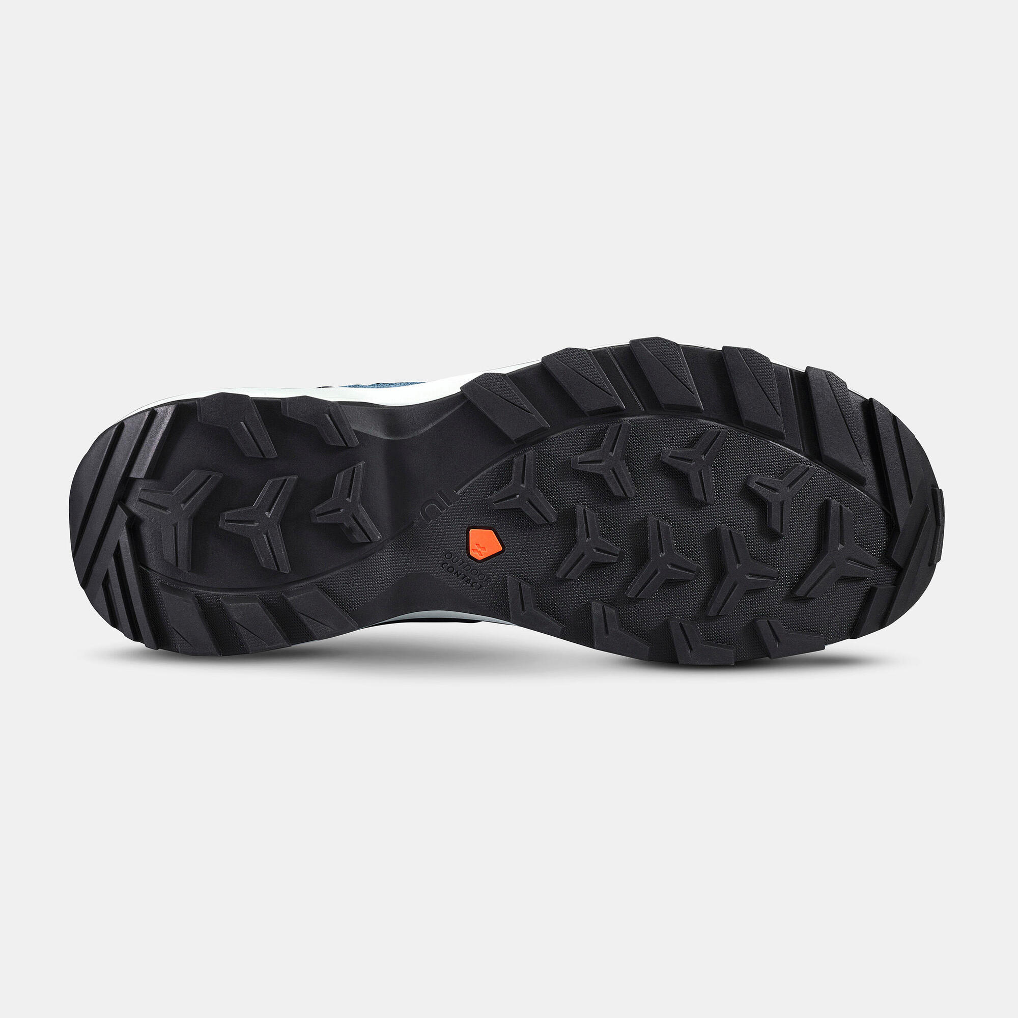 quechua-mh500-wanderschuhe-damen-blau-wasserdicht-griffig image 4