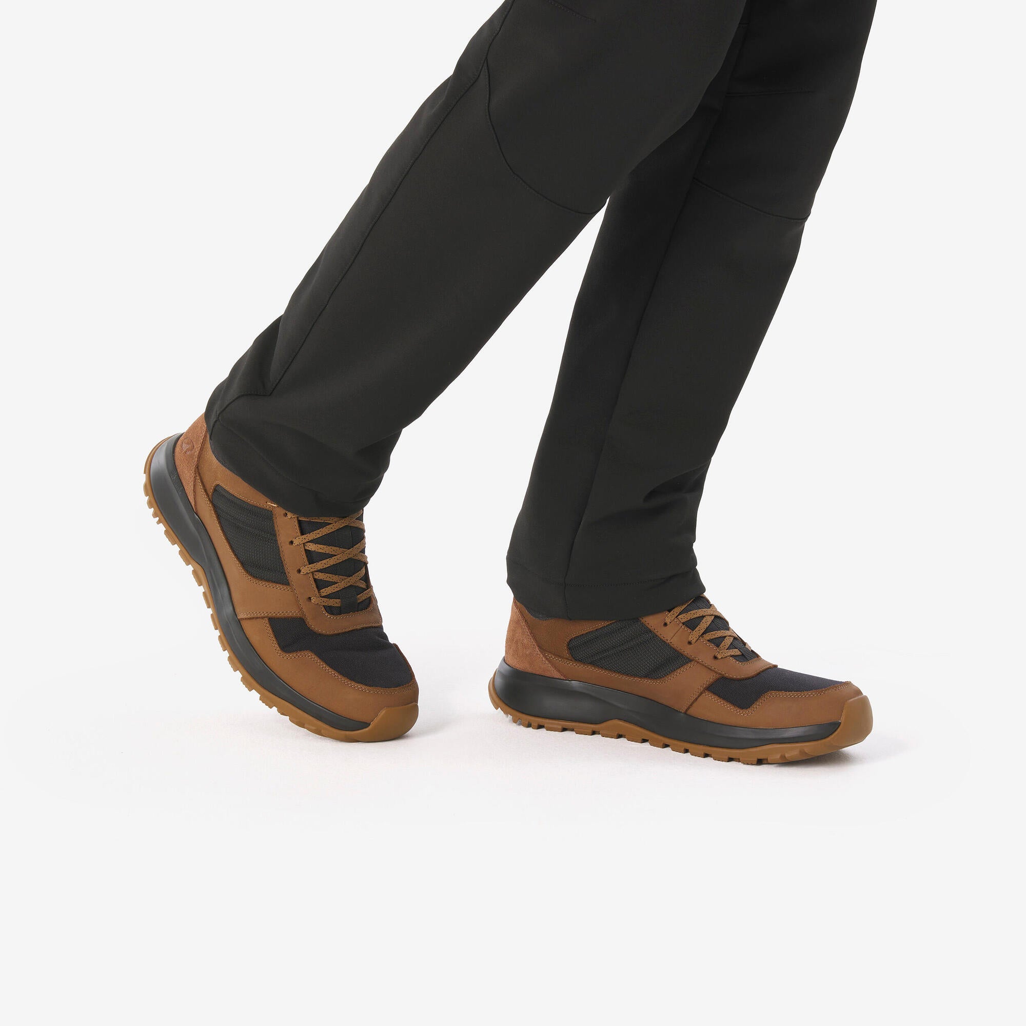 quechua-nh500-mid-wanderschuhe-herren-leder-golden-43 image 7