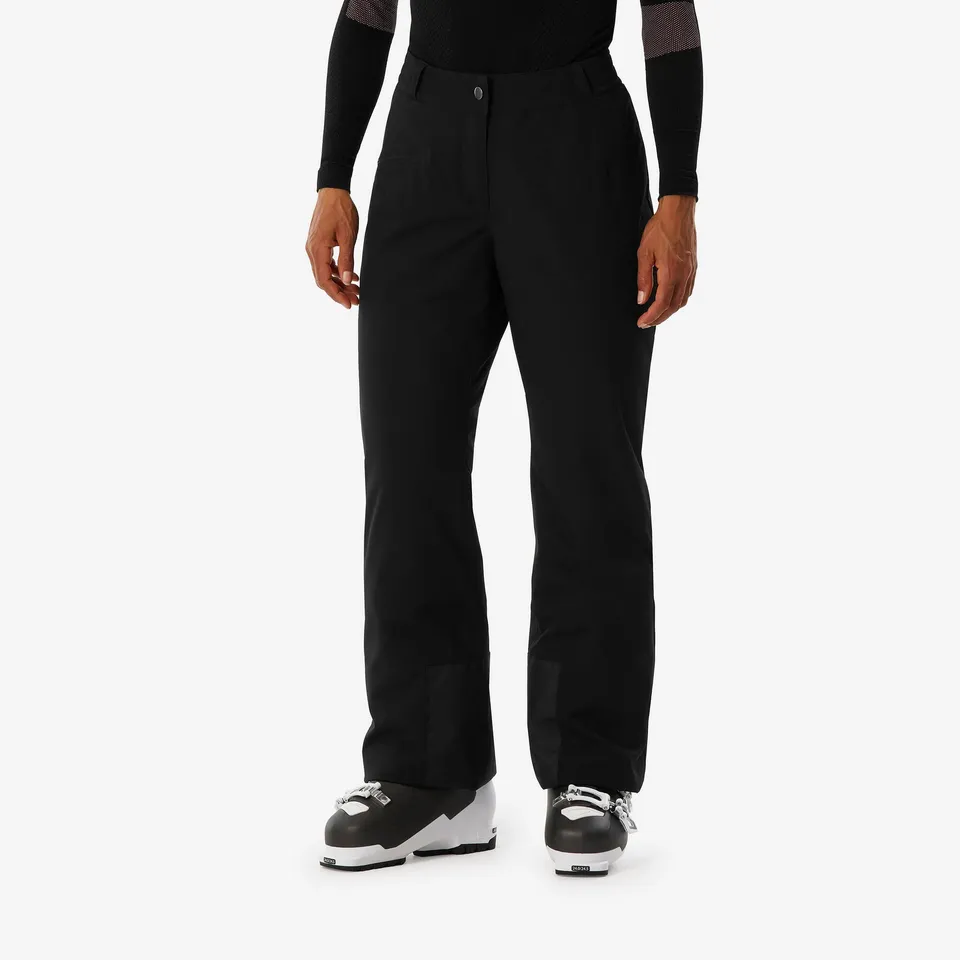 wedze-100-skihose-damen-smoked-black-wasserdicht image 1