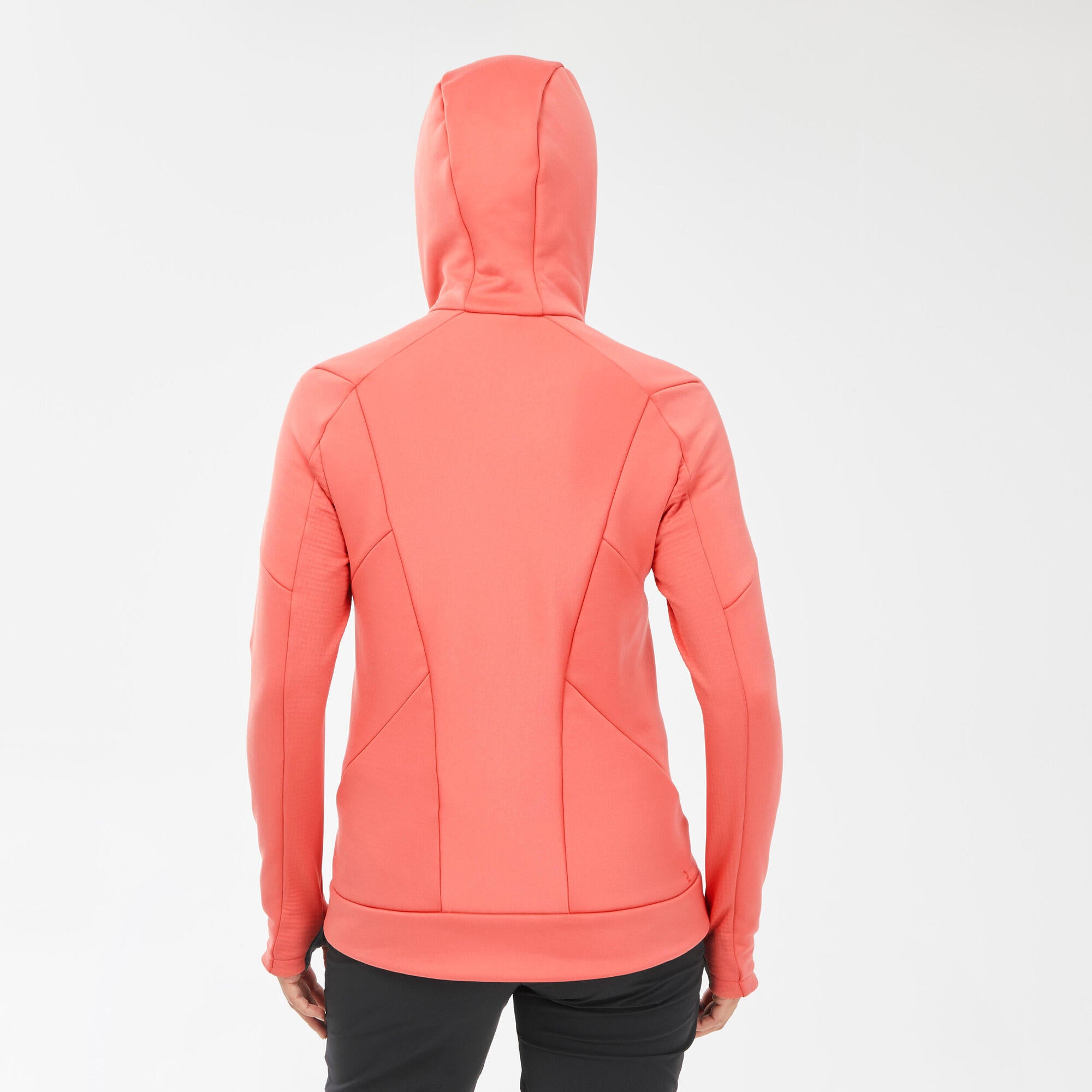 quechua-mh520-hood-damen-fleecejacke-schwarz-gr-m-warm image 4