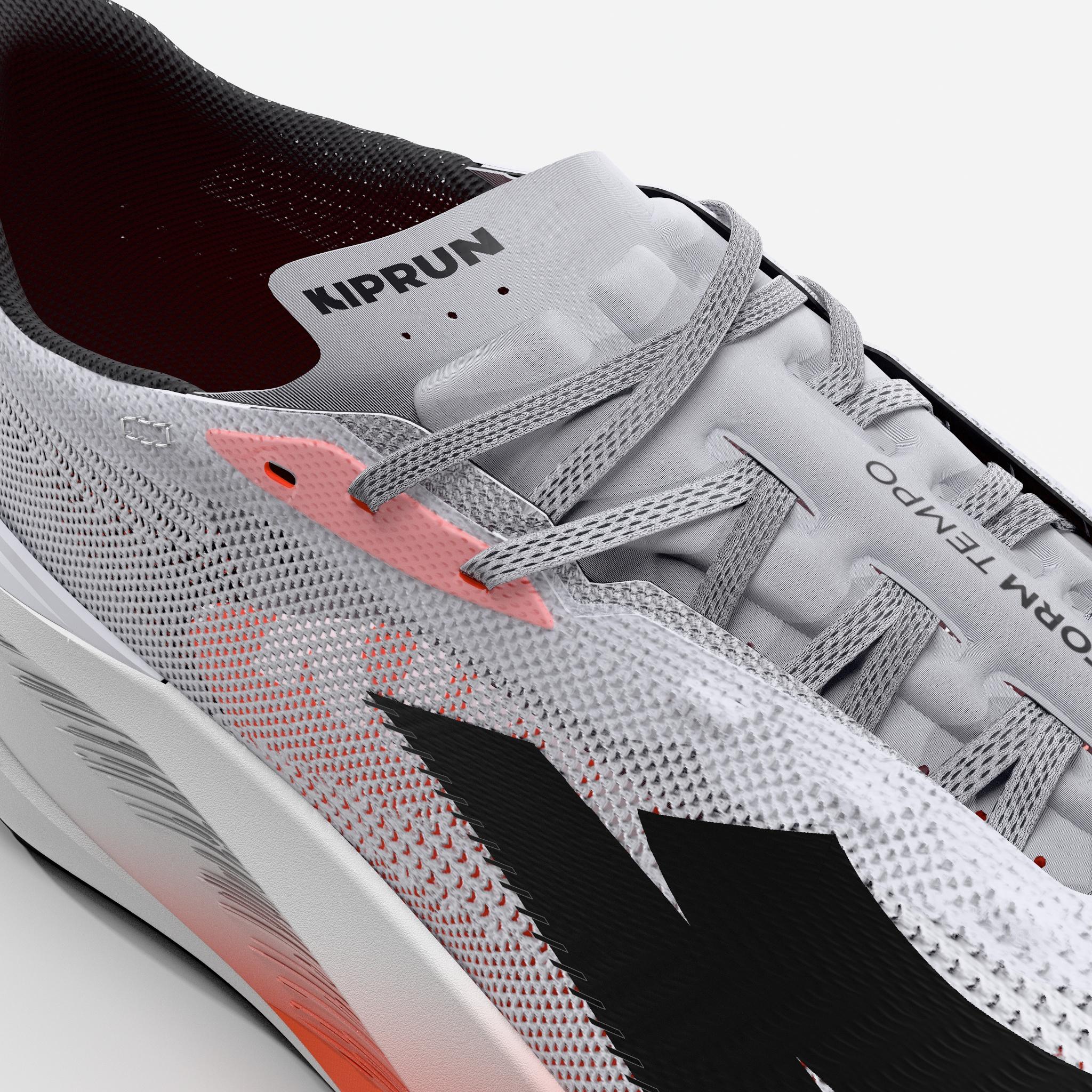 kiprun-kipstorm-tempo-laufschuhe-herren-wei-orange-leicht image 8