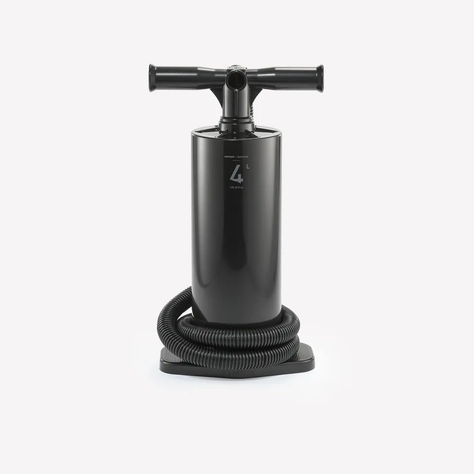 quechua-doppelhub-handpumpe-matratze-schwarz-one-size image 1
