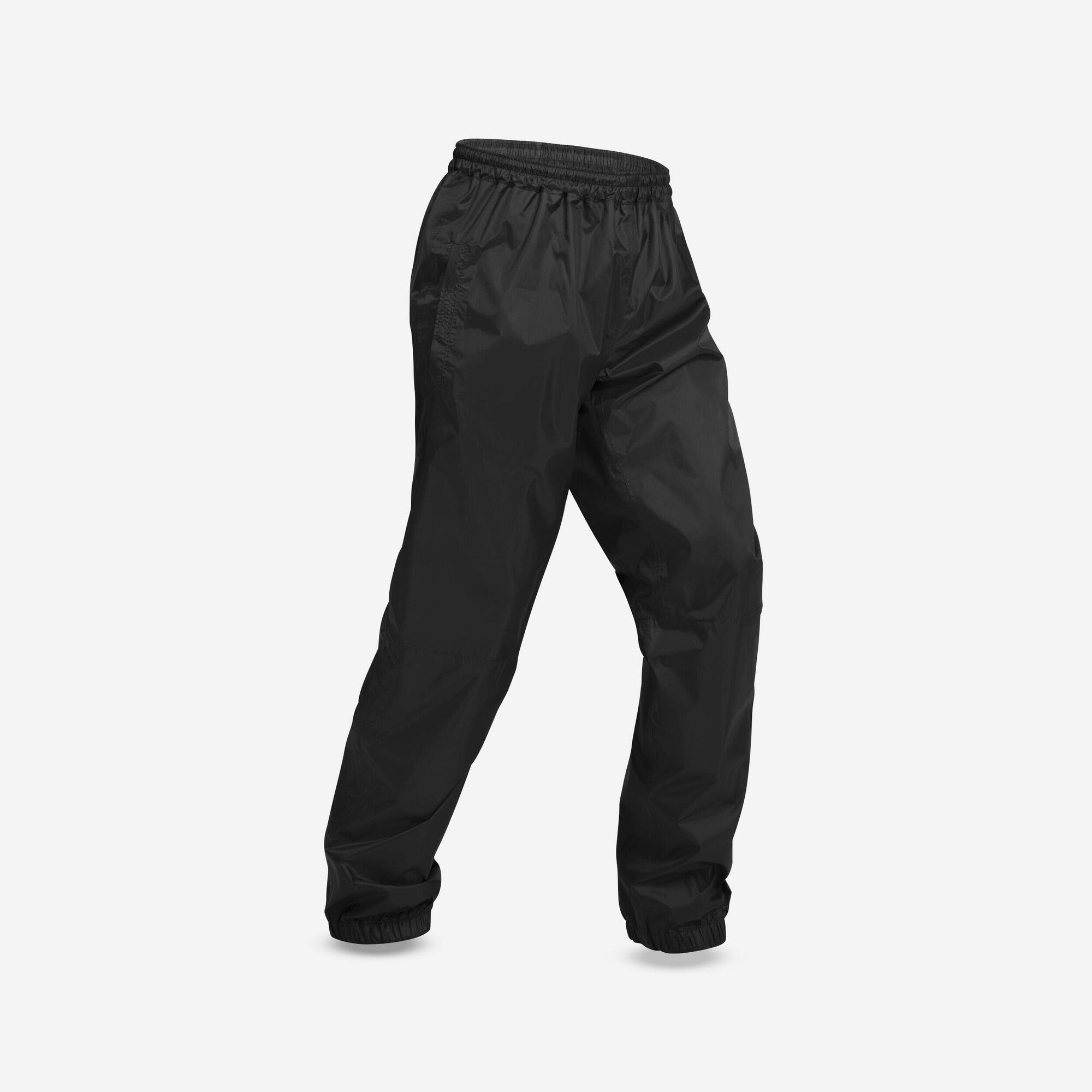 quechua-nh500-regenhose-herren-schwarz-berhose image 1