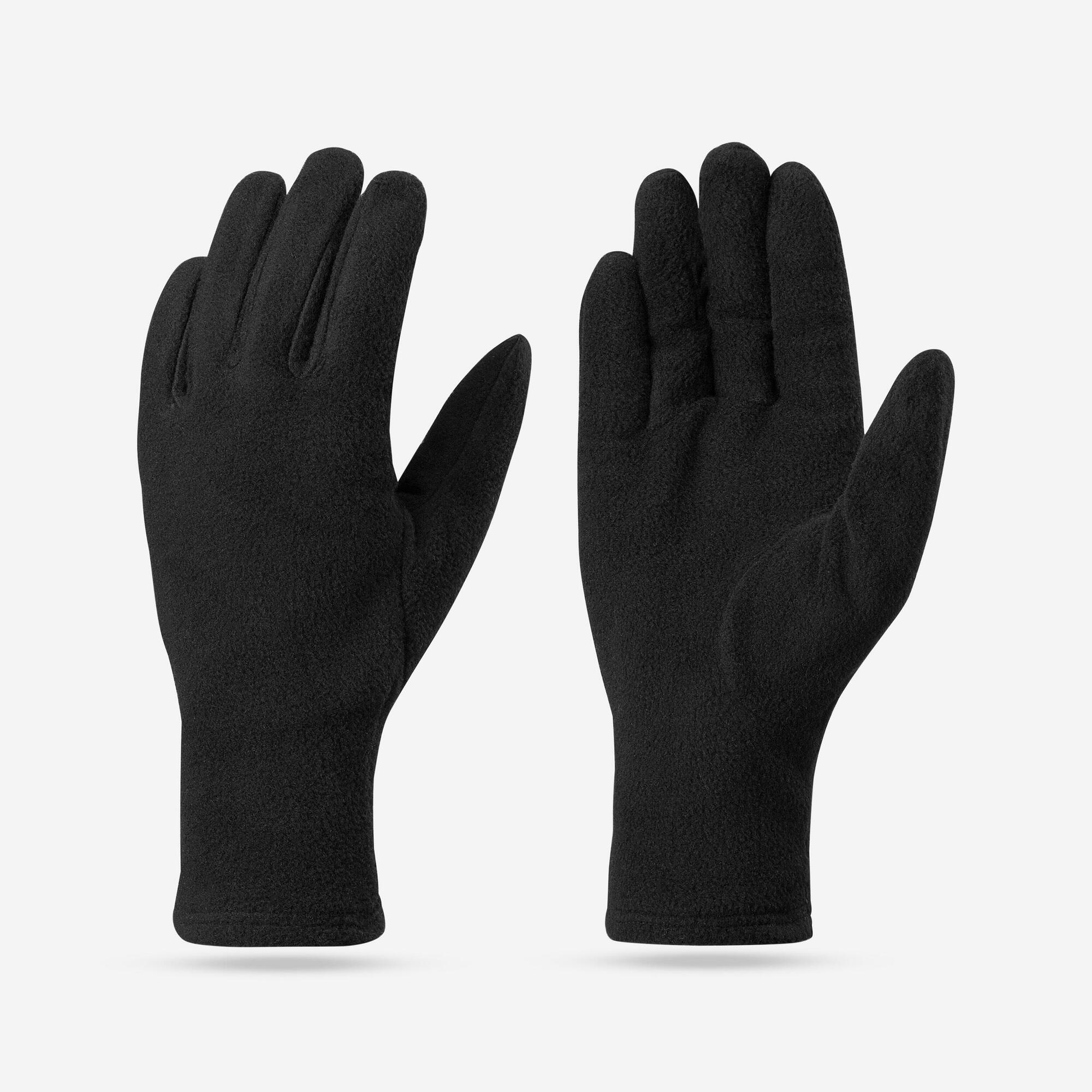 forclaz-mt100-fleecehandschuhe-schwarz-d-nn image 1