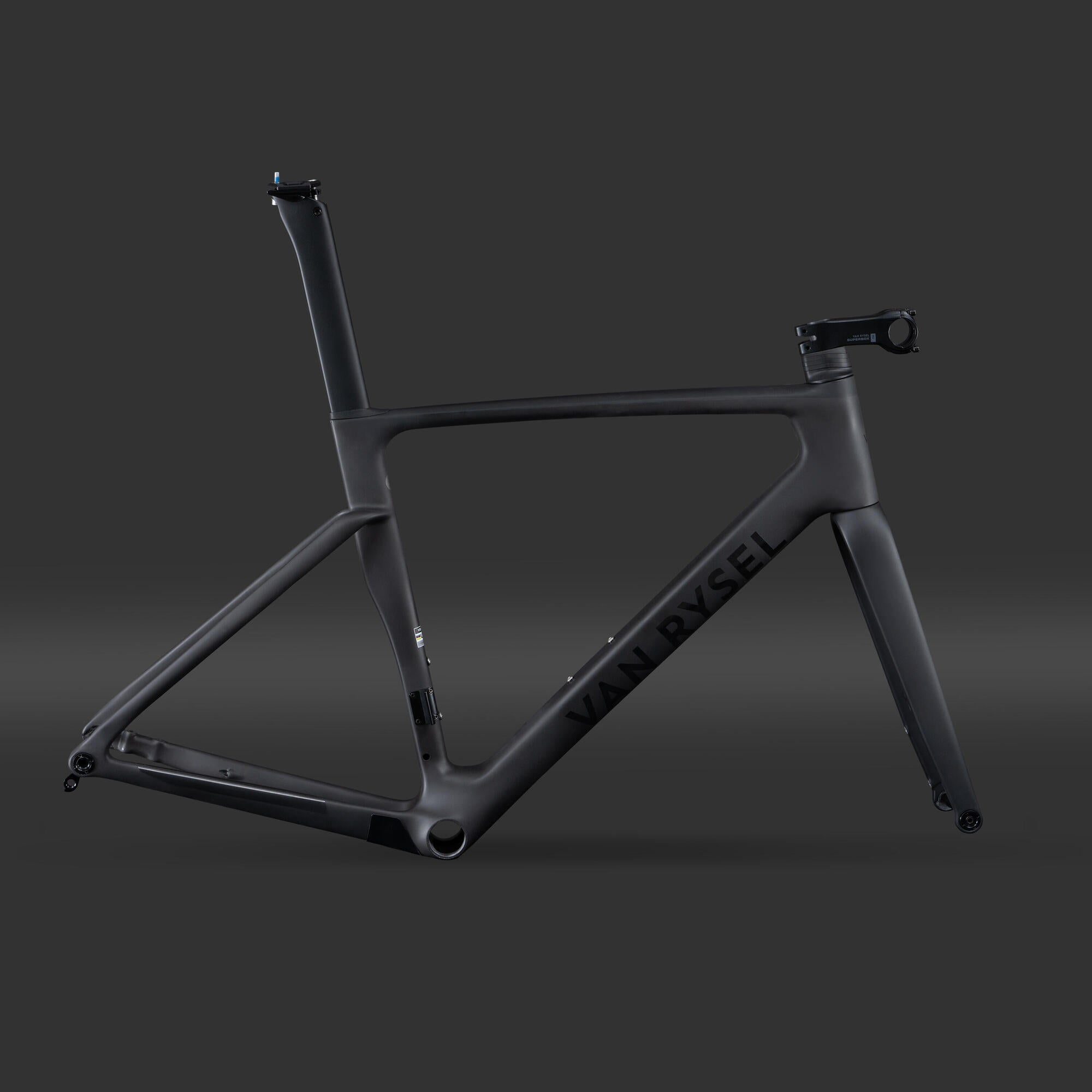 van-rysel-rcr-pro-team-rennrad-rahmen-smoked-black-carbon image 2