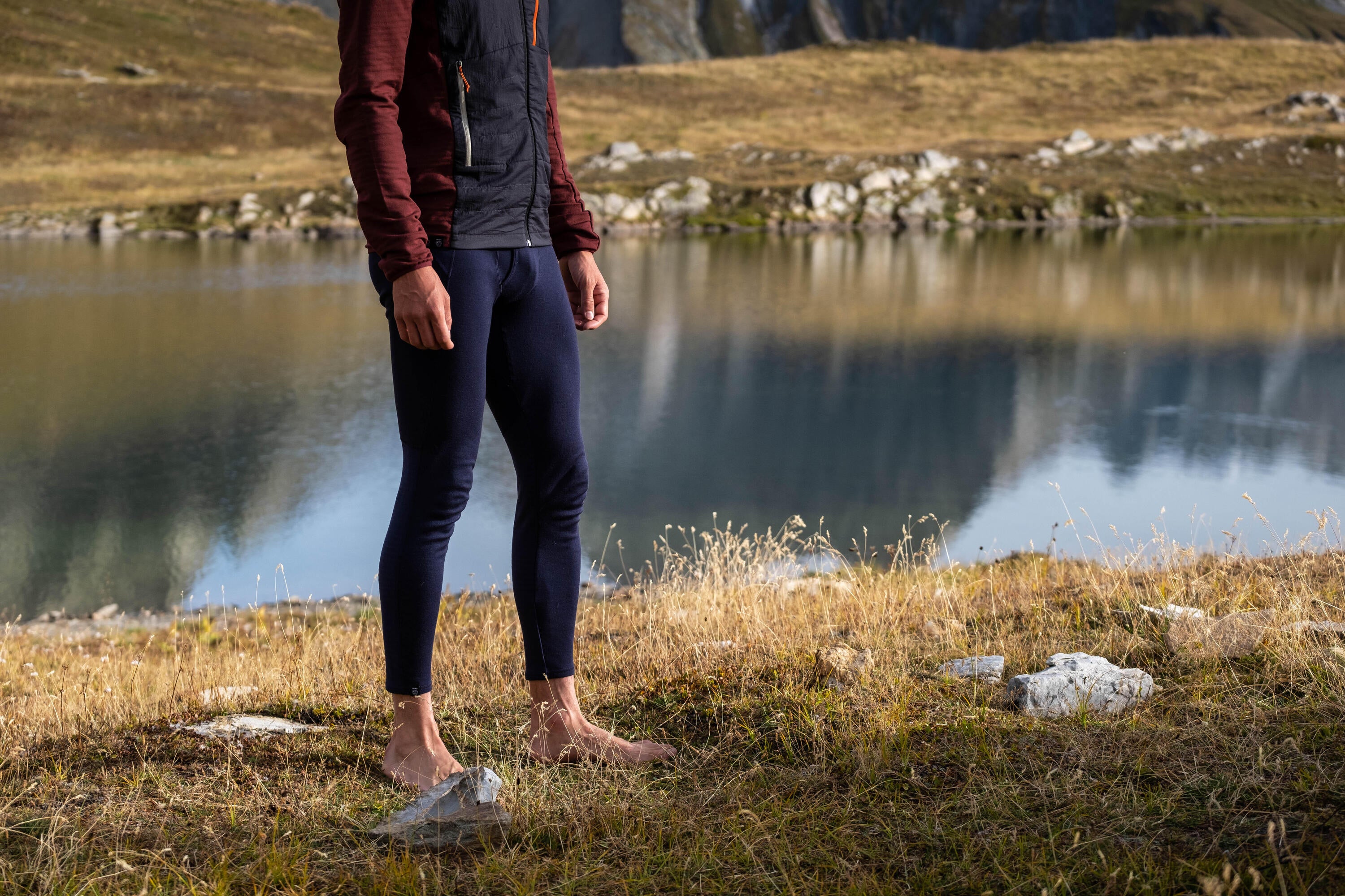 forclaz-mt900-herren-merino-leggings-tights-asphalt-blue image 6