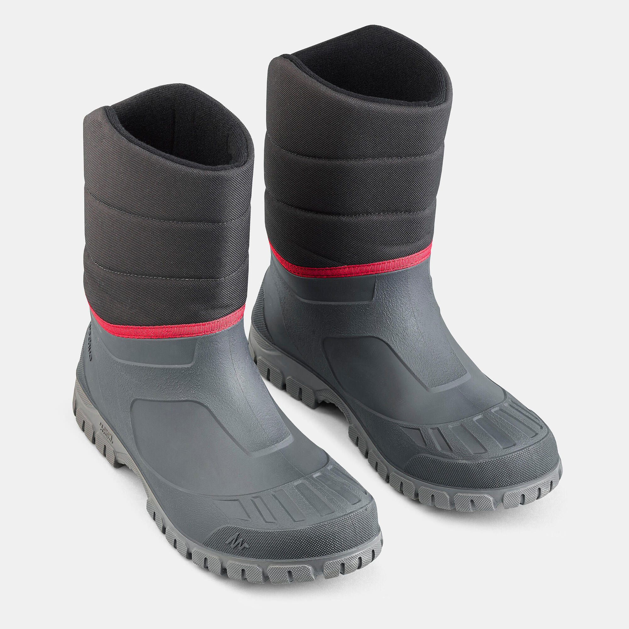btwin-sh100-winterstiefel-herren-wasserdicht-carbon-gray image 2