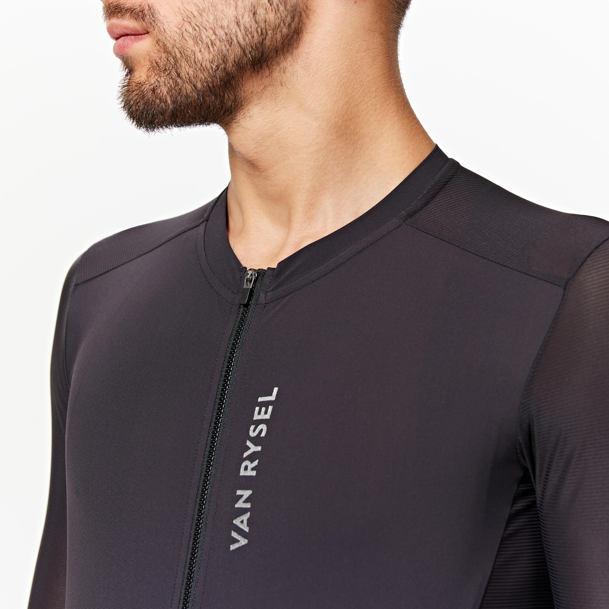 van-rysel-rcr-2-radtrikot-kurzarm-smoked-black-atmungsaktiv image 8
