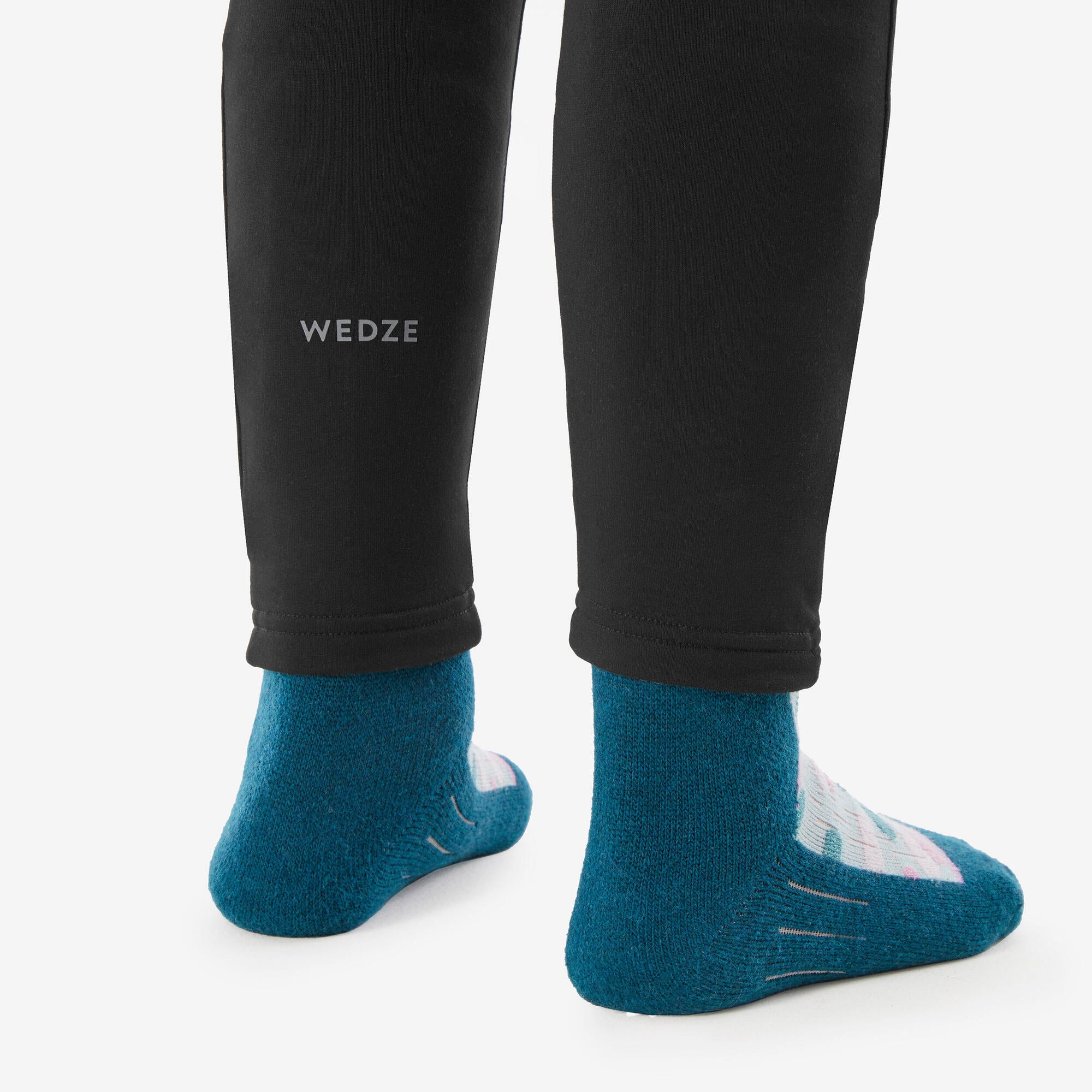 wedze-bl500-thermohose-kinder-smoked-black-ski-unterhose image 4