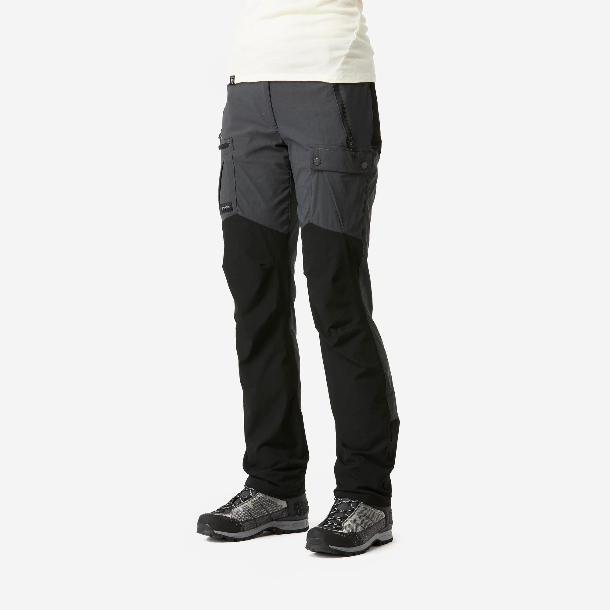 simond-mt500-damen-wanderhose-carbon-gray-stretch image 1