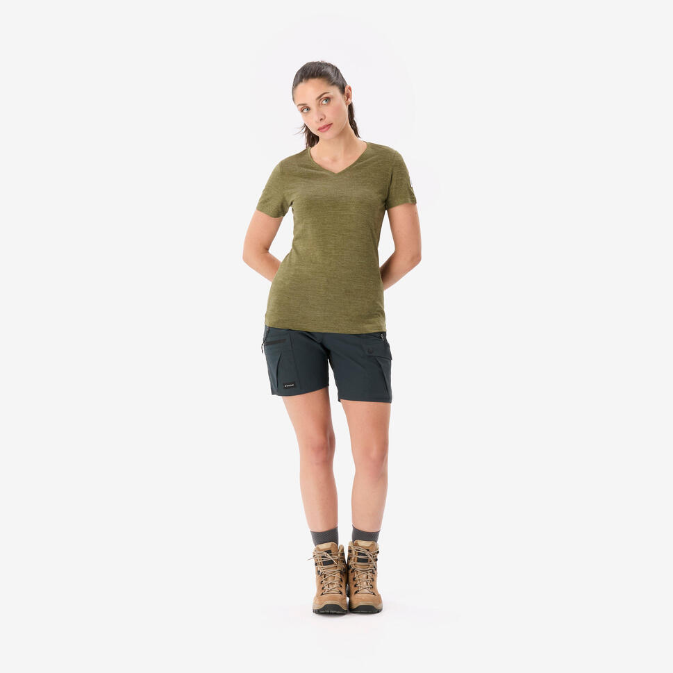 simond-travel-500-merino-t-shirt-damen-golden-olive-green image 2