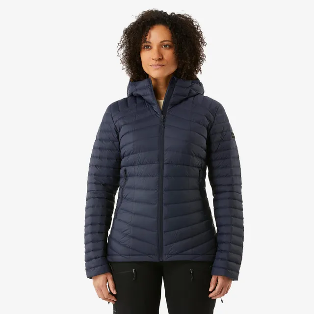 simond-mt100-daunenjacke-damen-schwarz-mit-kapuze image 1