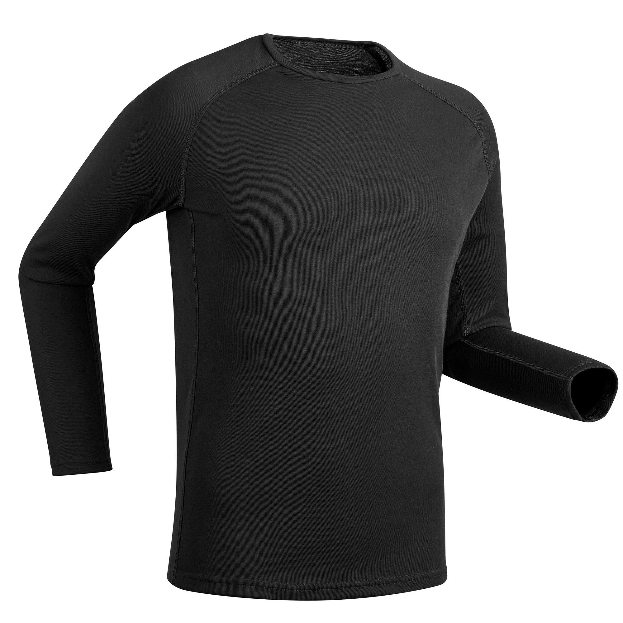 wedze-bl100-thermo-unterhemd-herren-black-warm image 1