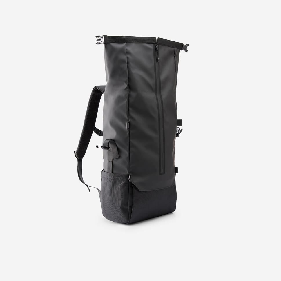 btwin-commute-900-29l-rolltop-laptop-rucksack image 2