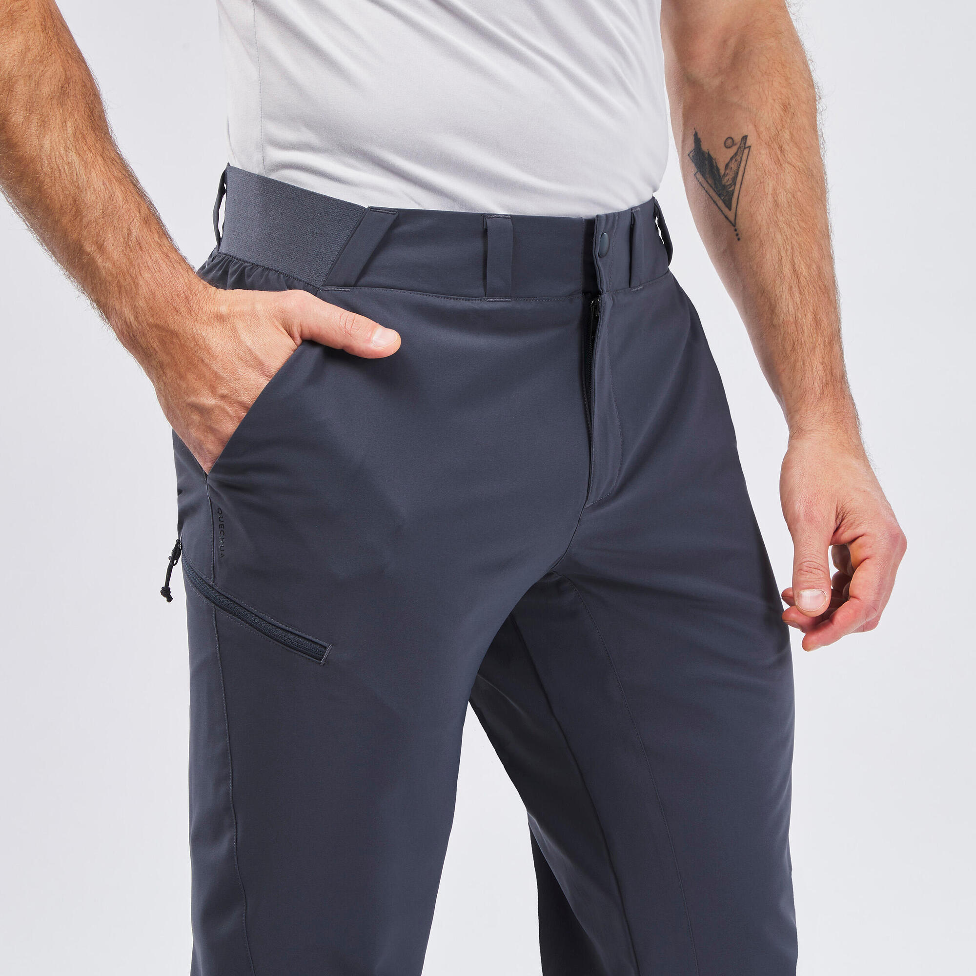 quechua-mh100-wanderhose-herren-abyss-gray-leicht image 4