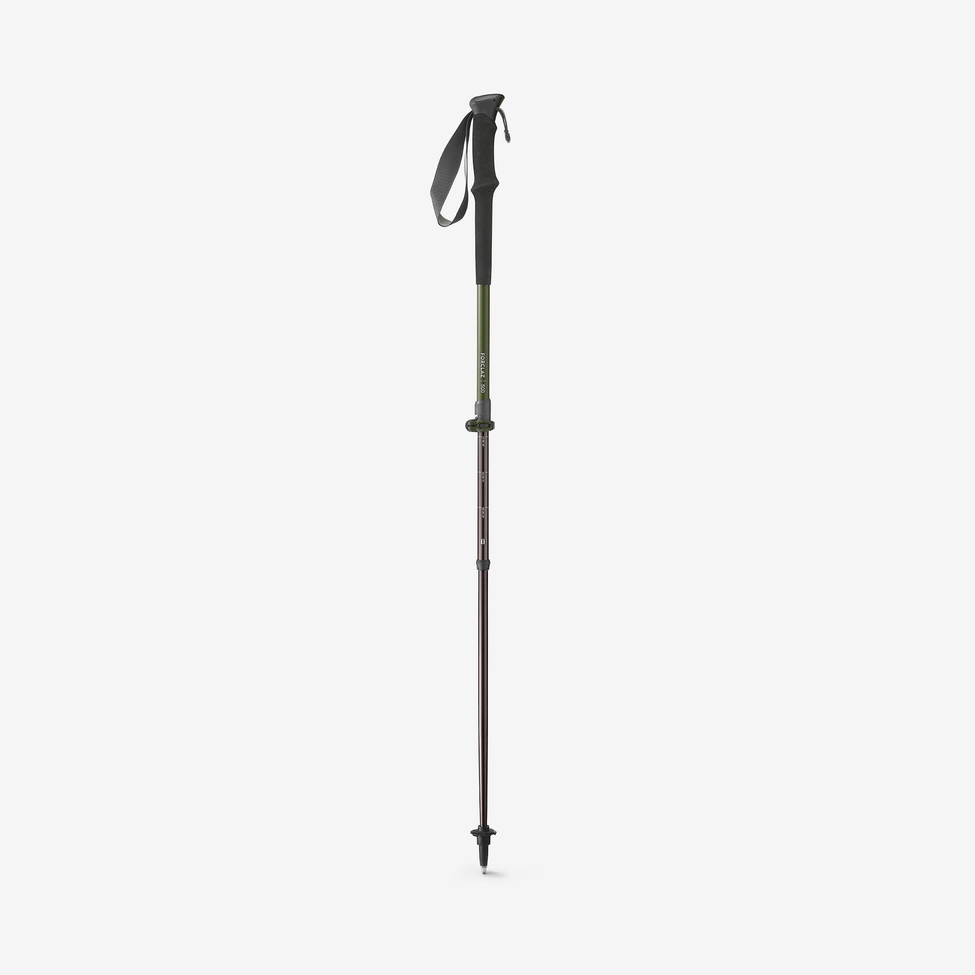 forclaz-mt500-wanderstock-teleskop-oliv-105-130-cm-aluminium image 2