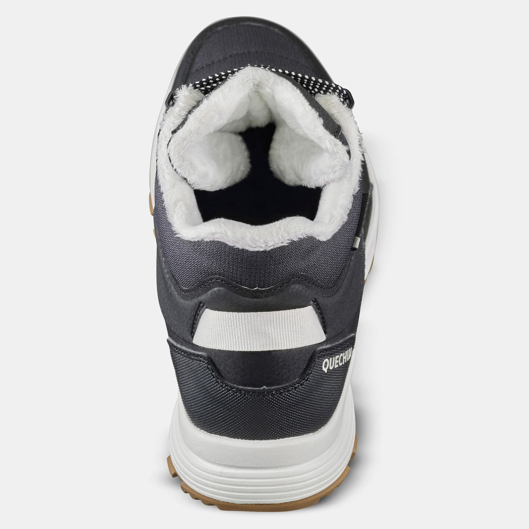 quechua-sh500-mid-wanderschuhe-damen-schwarz-wasserdicht image 6
