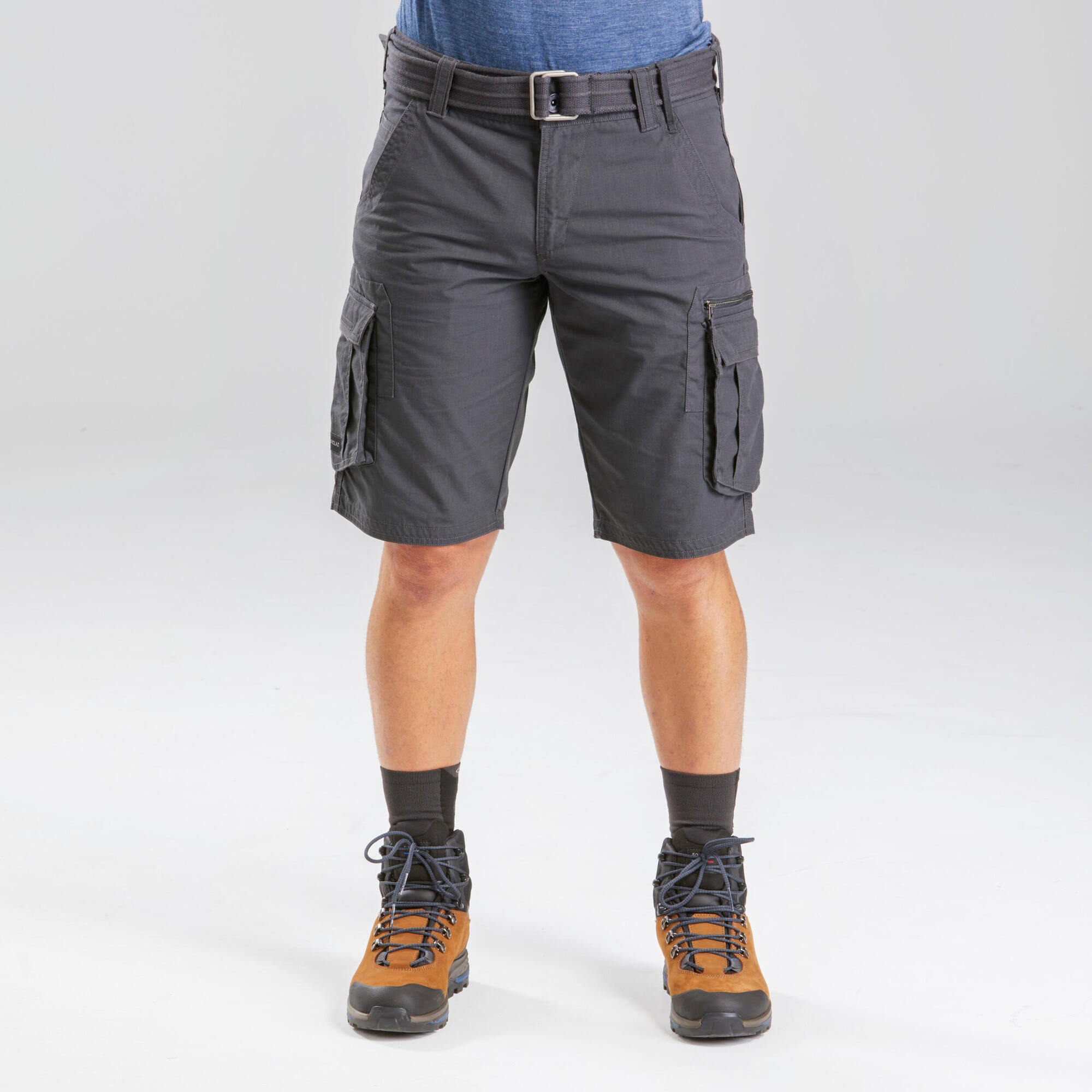 forclaz-travel-100-cargoshorts-herren-grau-schnelltrocknend image 5
