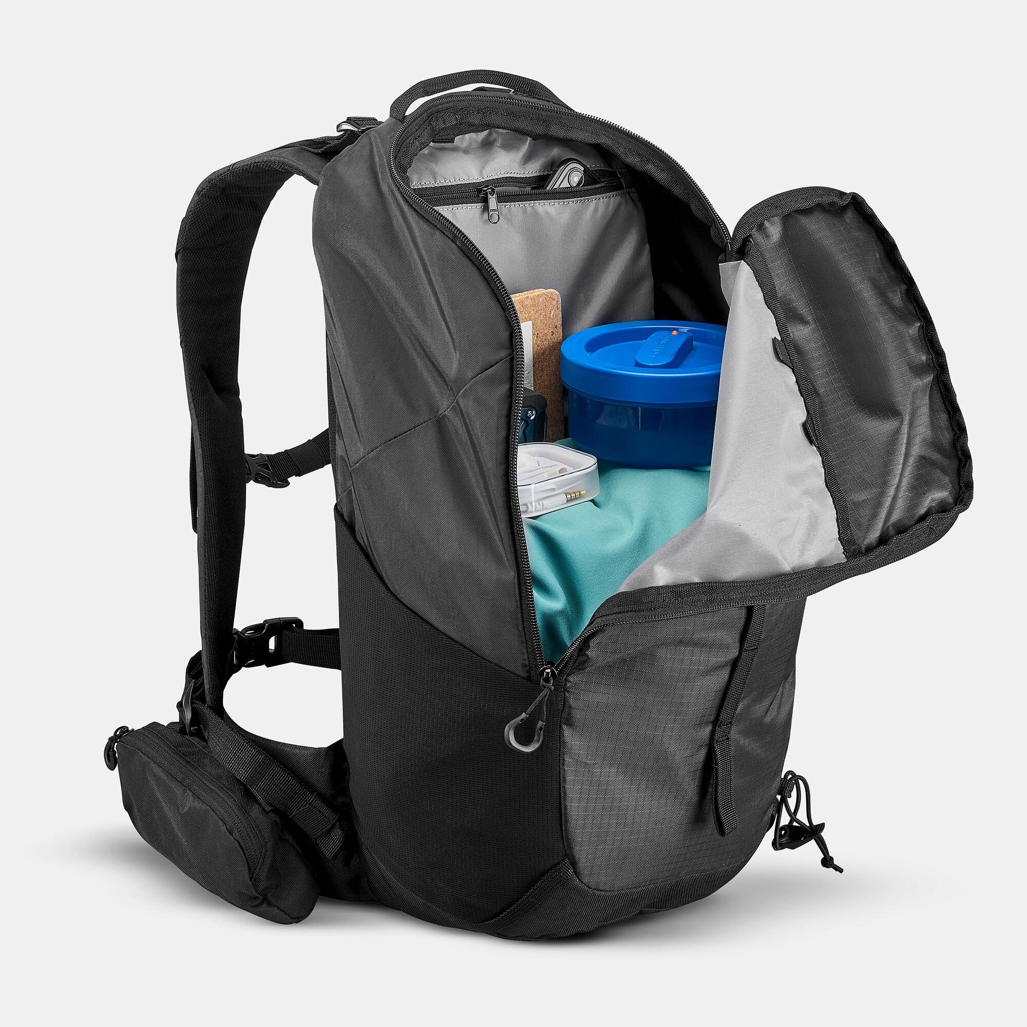 quechua-mh100-wanderrucksack-20-l-schwarz-bel-ftet image 2