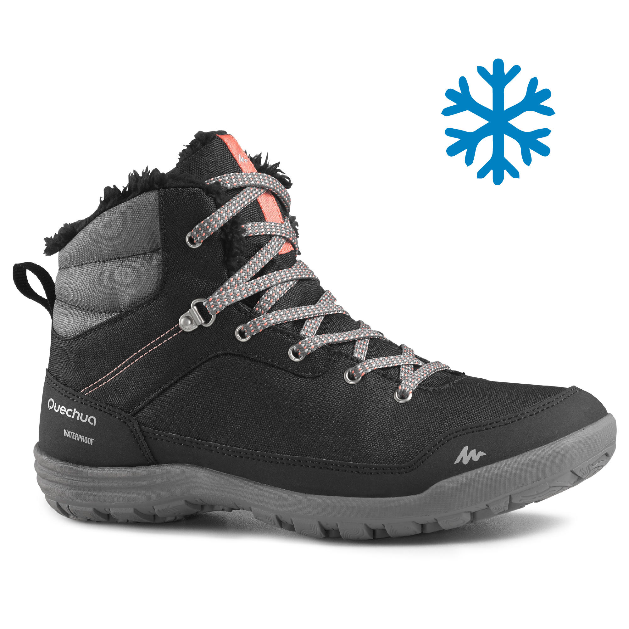 quechua-sh100-mid-damen-wanderstiefel-schwarz-wasserdicht image 8
