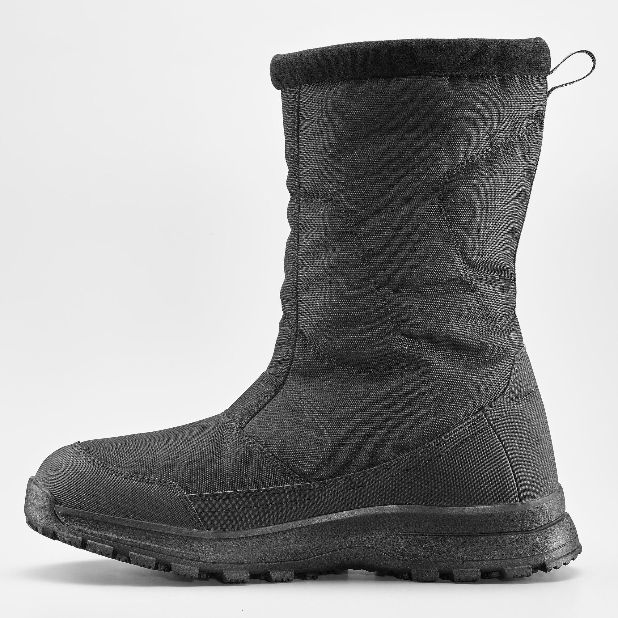 quechua-sh100-u-warm-schneestiefel-schwarz-wasserdicht image 4