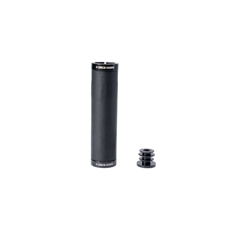 ado-air-carbon-lenkergriffe-pu-leder-fahrradgriffe-130mm image 1