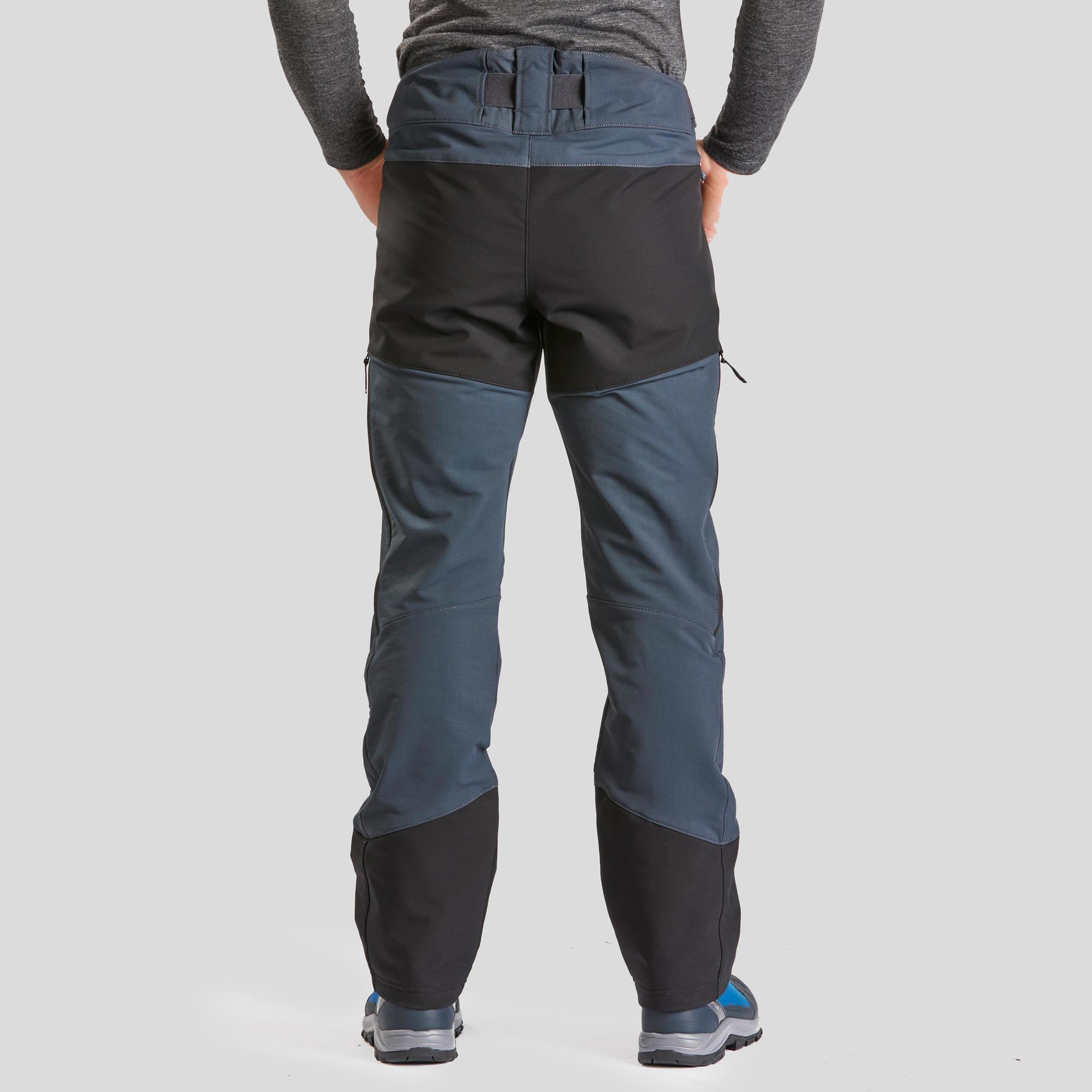 quechua-nh500-wanderhose-herren-graphite-grey-wasserabweisend image 2