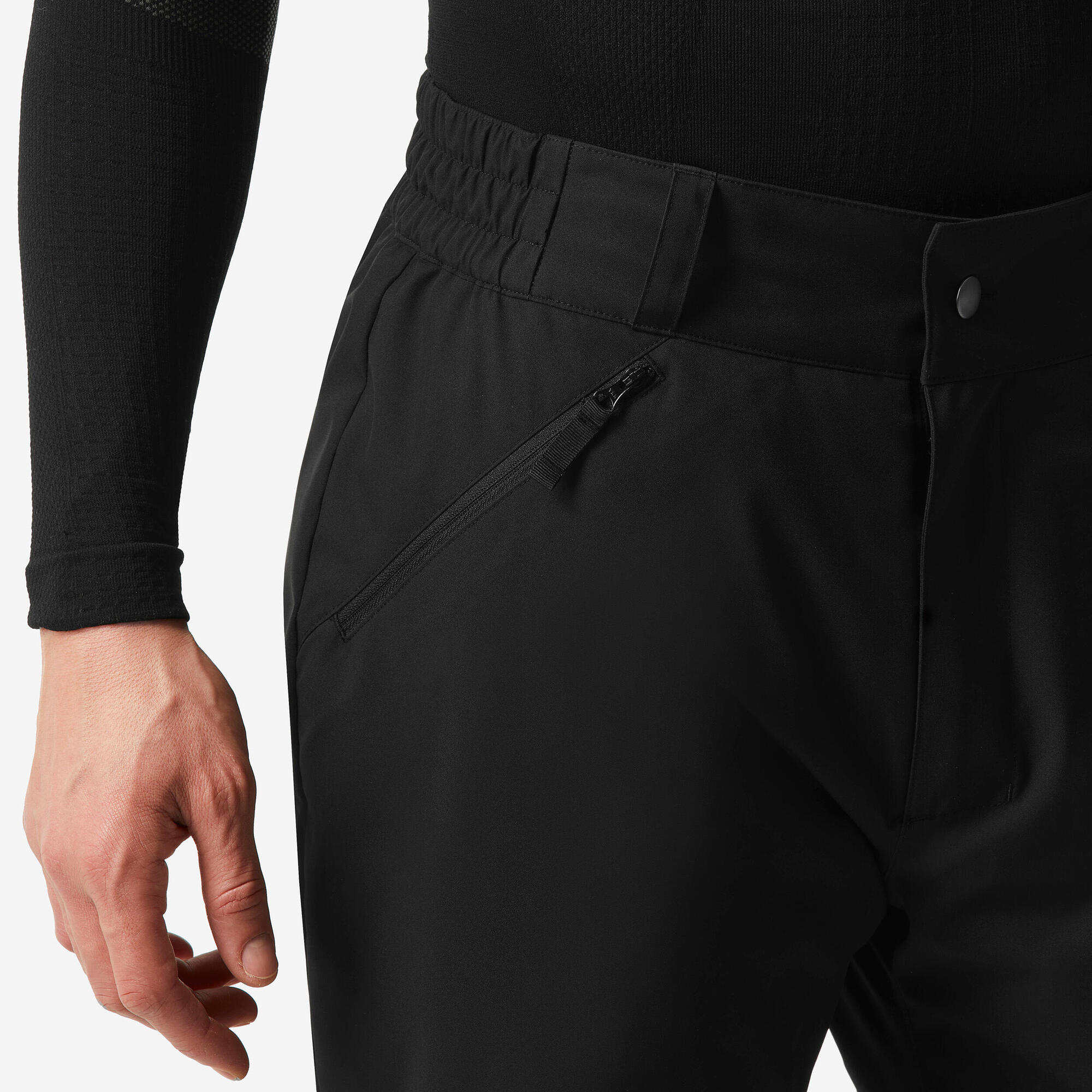 wedze-100-skihose-herren-wasserdicht-warm-smoked-black image 4