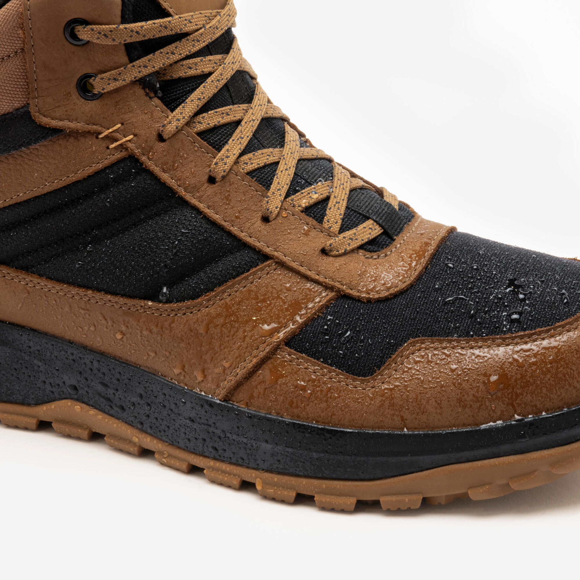 quechua-nh500-mid-wanderschuhe-herren-leder-golden-43 image 3