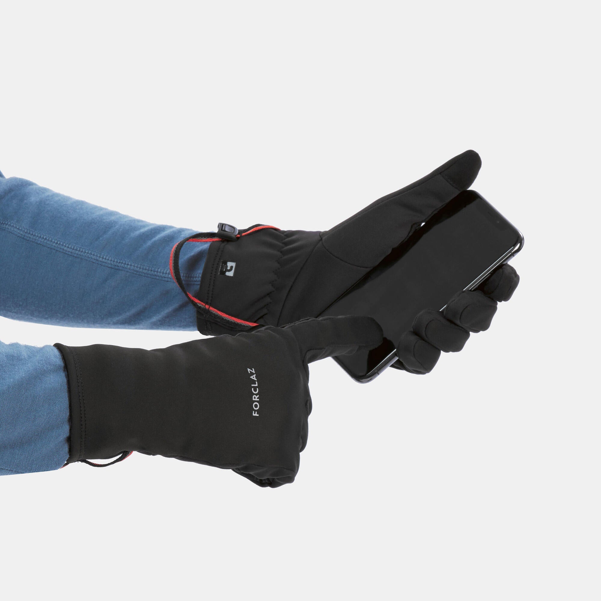 forclaz-mt500-trekking-handschuhe-schwarz-touch-gr-m-warm image 4