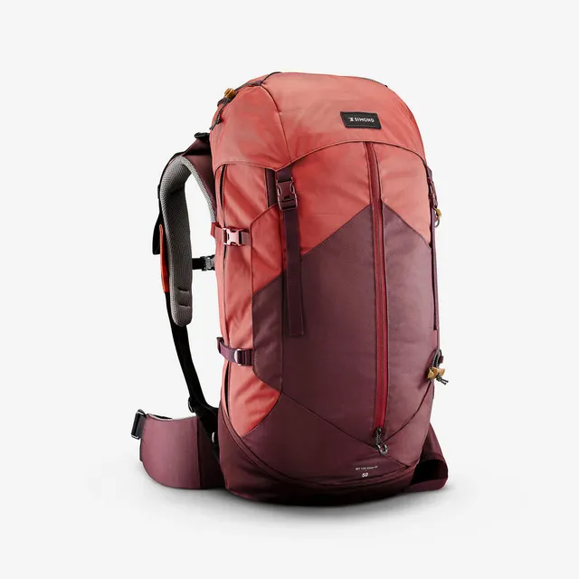 simond-mt100-easyfit-trekkingrucksack-50l-damen-bordeaux image 1
