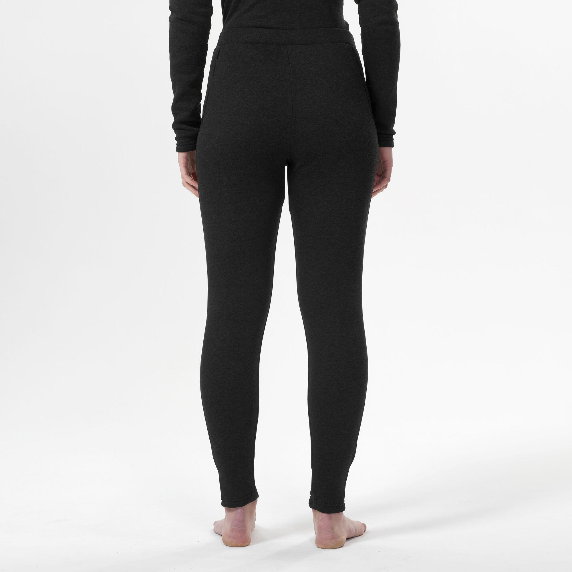 wedze-bl100-damen-skiunterhose-thermohose-schwarz image 5
