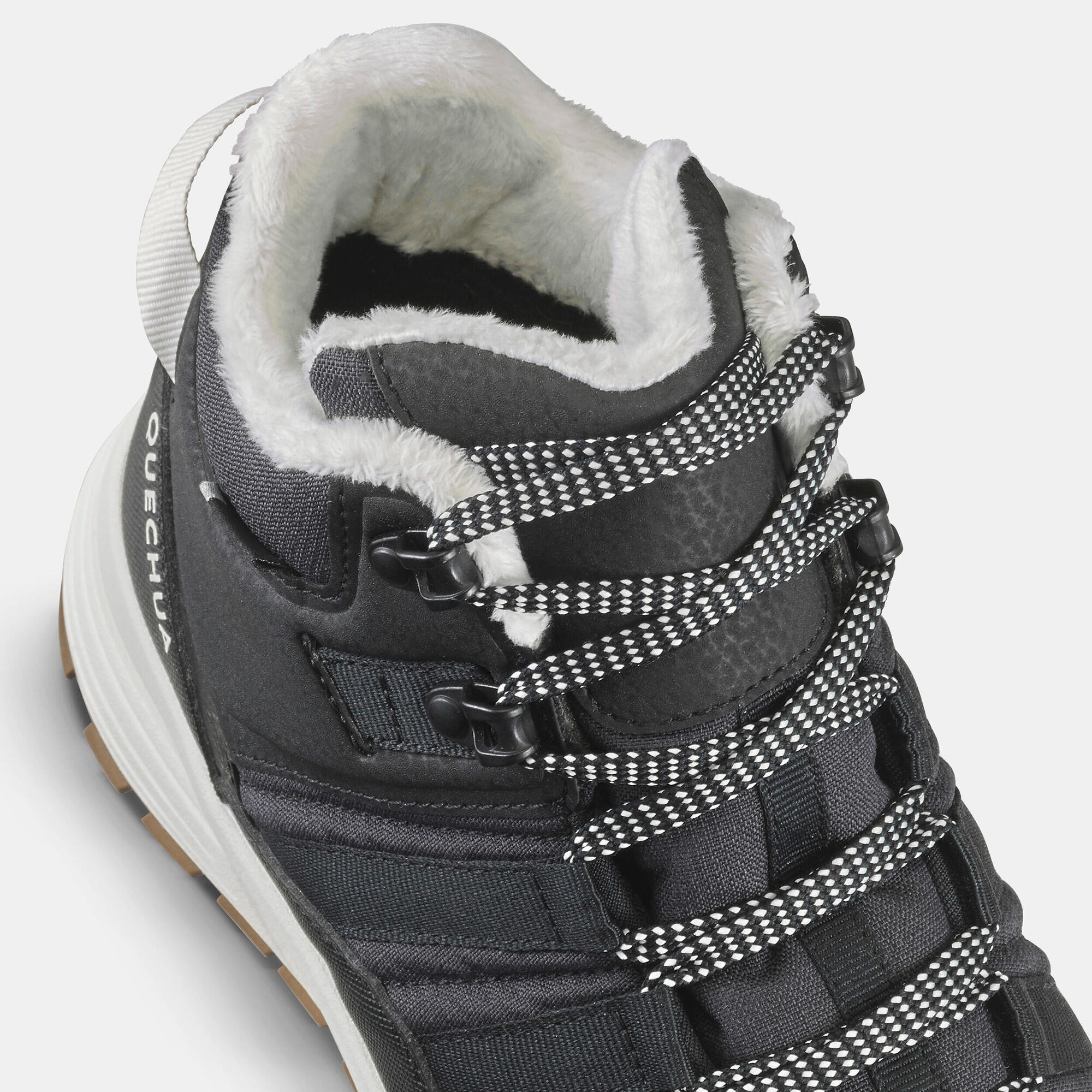 quechua-sh500-mid-wanderschuhe-damen-schwarz-wasserdicht image 7