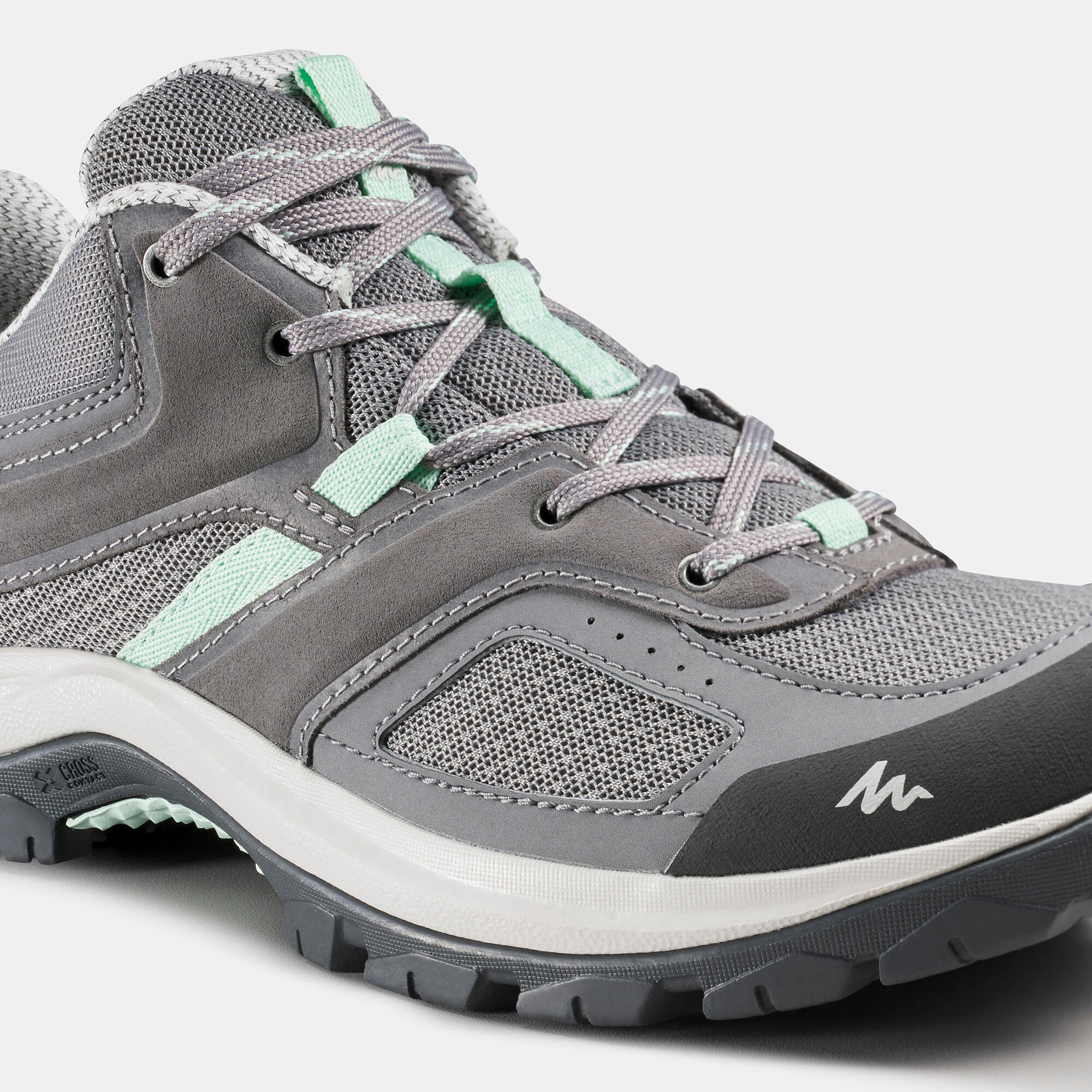 quechua-mh100-damen-wanderschuhe-grau-leicht image 5