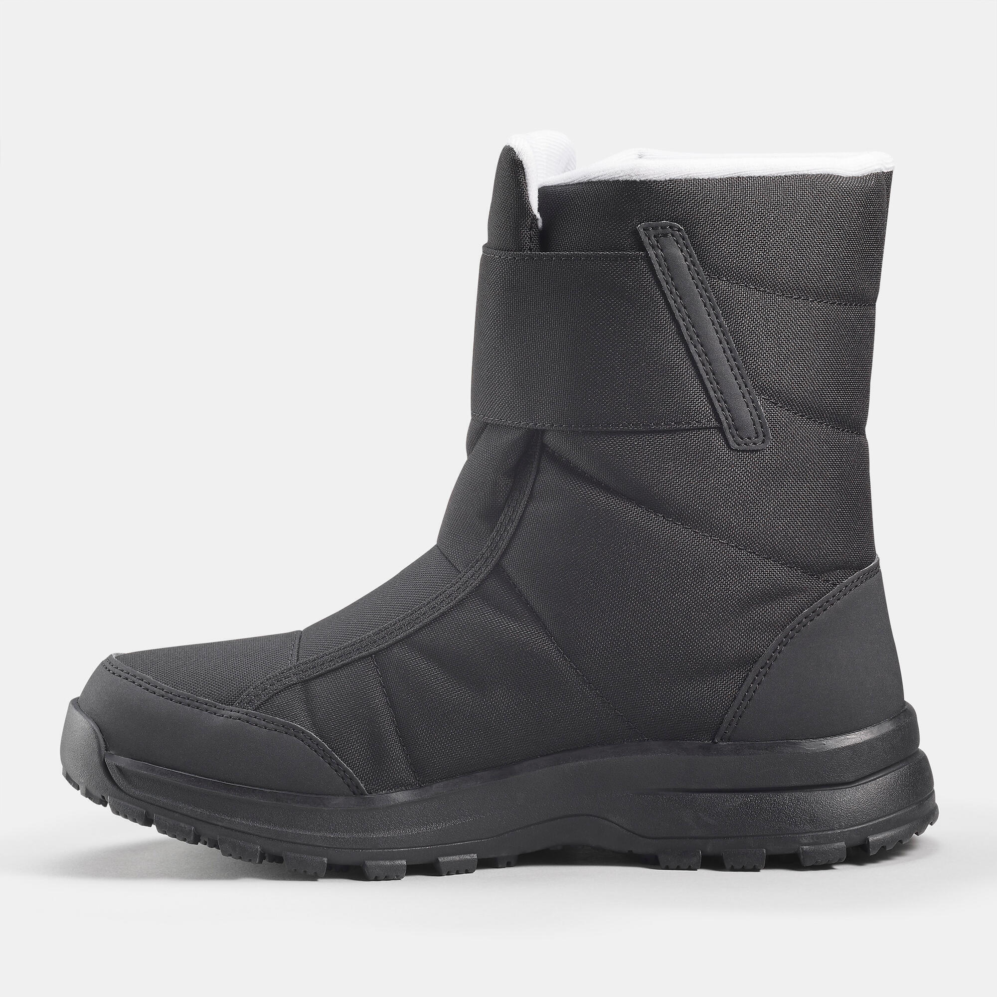 quechua-sh100-x-warm-damen-winterstiefel-schwarz-wasserdicht image 3