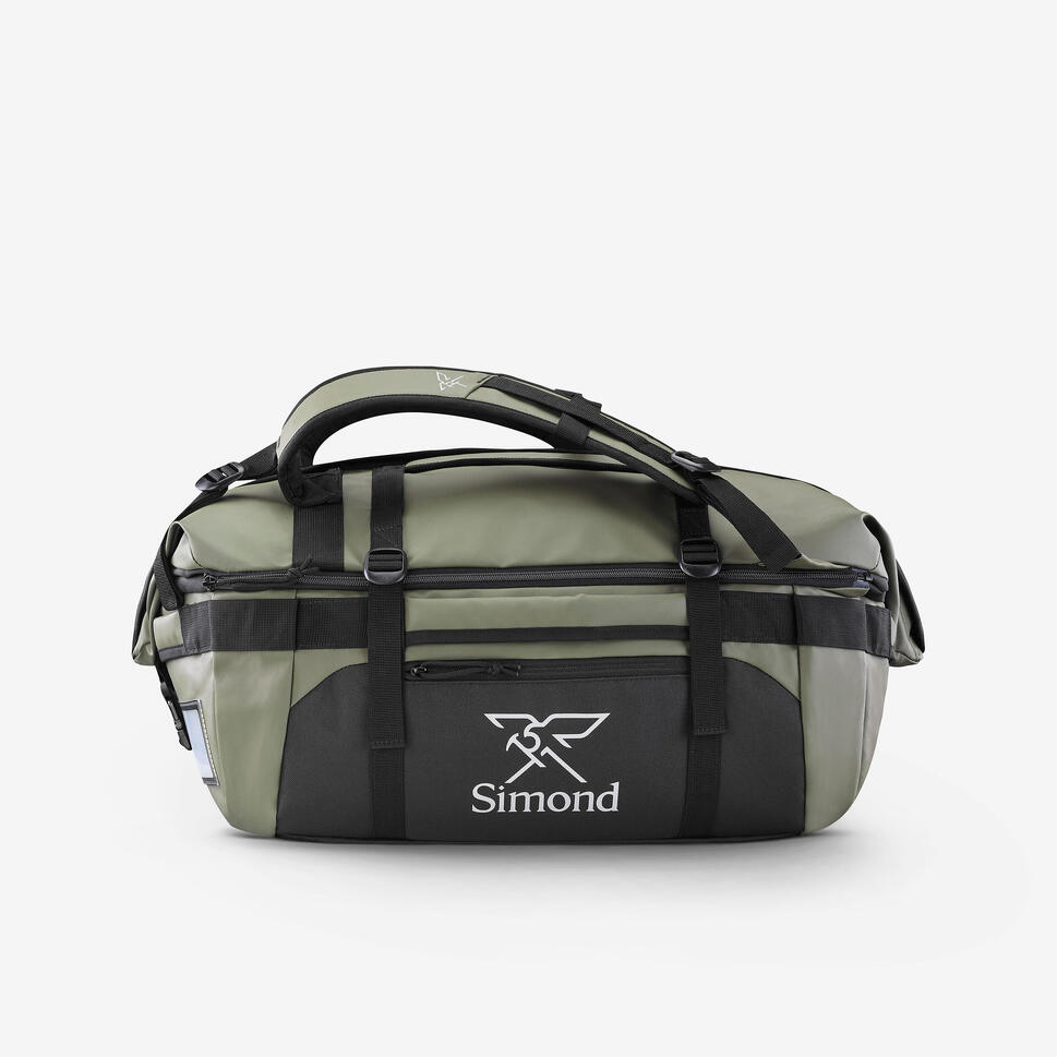 forclaz-duffel-500-extend-reisetasche-40l-khaki-erweiterbar-60l image 1