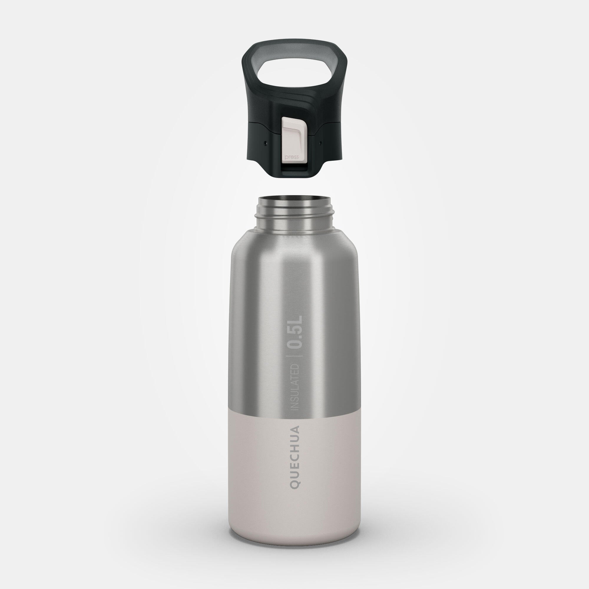 quechua-mh900-isolierflasche-edelstahl-500-ml-beige image 3